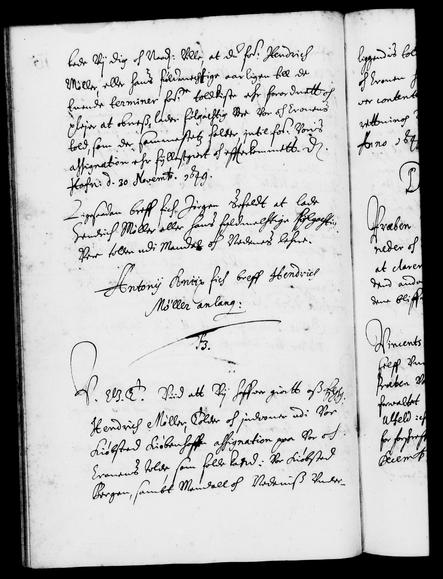 Danske Kanselli 1572-1799, AV/RA-EA-3023/F/Fc/Fca/Fcab/L0008: Norske tegnelser (mikrofilm), 1648-1652, p. 115b