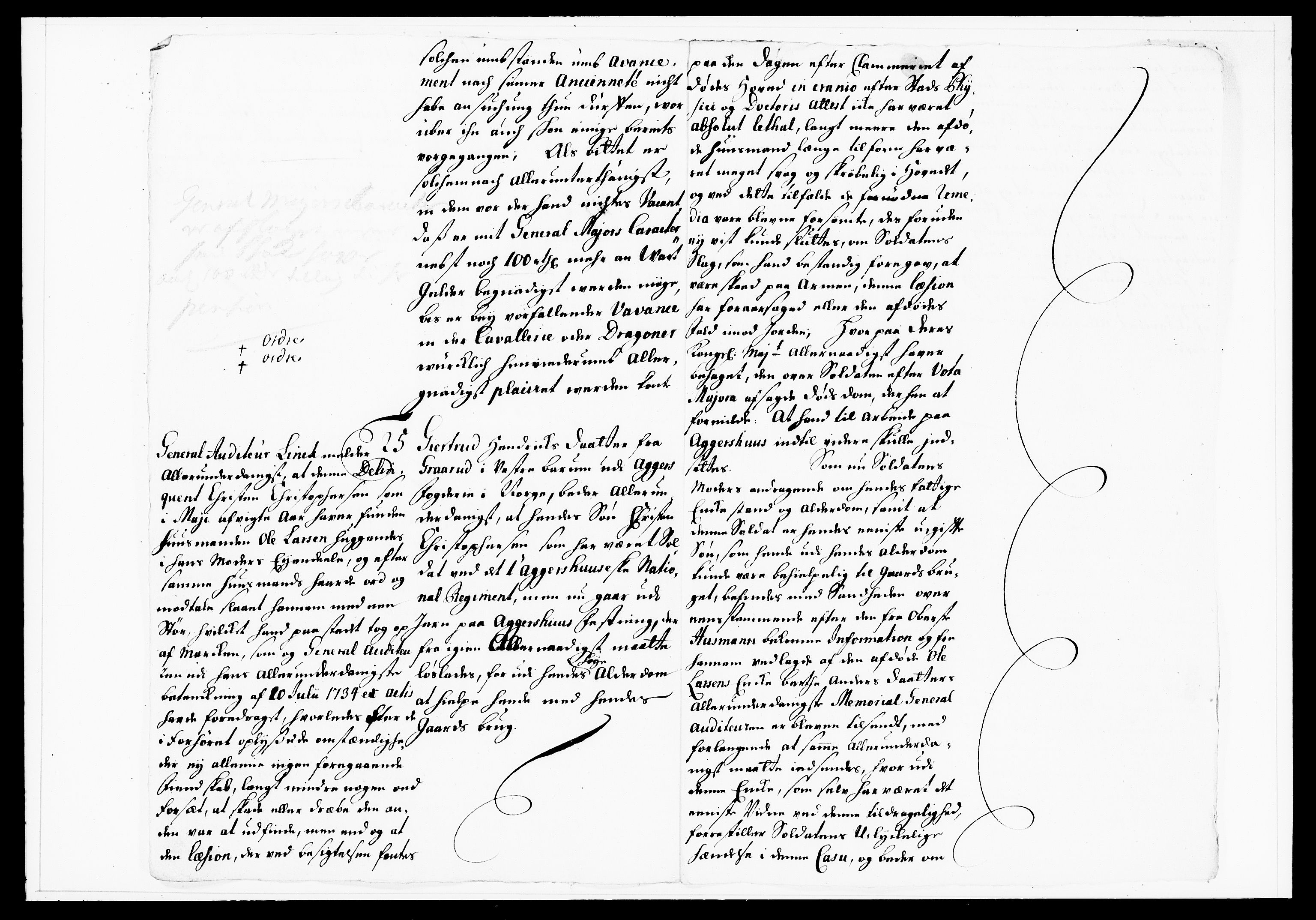 Krigskollegiet, Krigskancelliet, DRA/A-0006/-/1122-1129: Refererede sager, 1735, p. 539