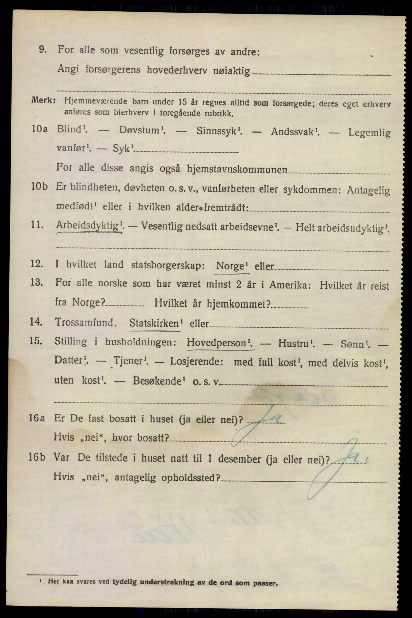 SAKO, 1920 census for Hurum, 1920, p. 9625