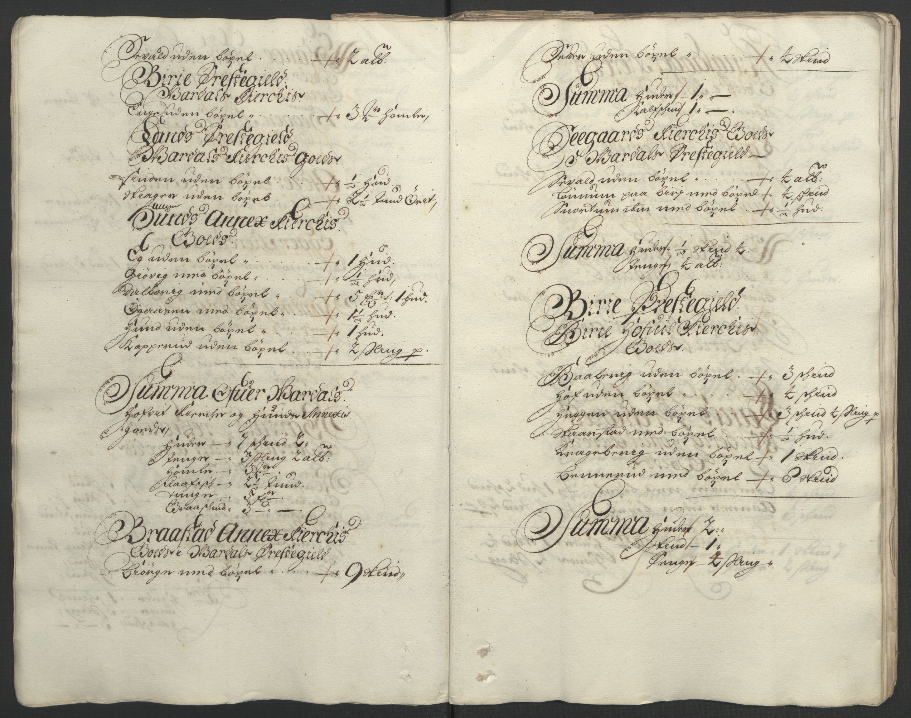 Rentekammeret inntil 1814, Reviderte regnskaper, Fogderegnskap, AV/RA-EA-4092/R18/L1292: Fogderegnskap Hadeland, Toten og Valdres, 1693-1694, p. 266