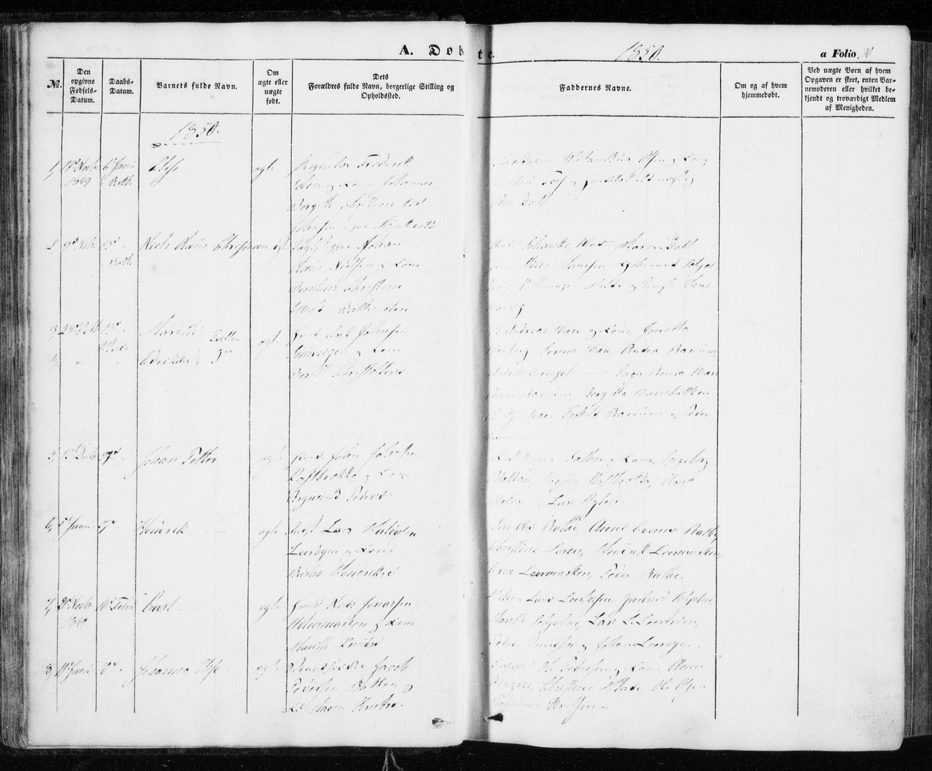 Ministerialprotokoller, klokkerbøker og fødselsregistre - Sør-Trøndelag, SAT/A-1456/606/L0291: Parish register (official) no. 606A06, 1848-1856, p. 30