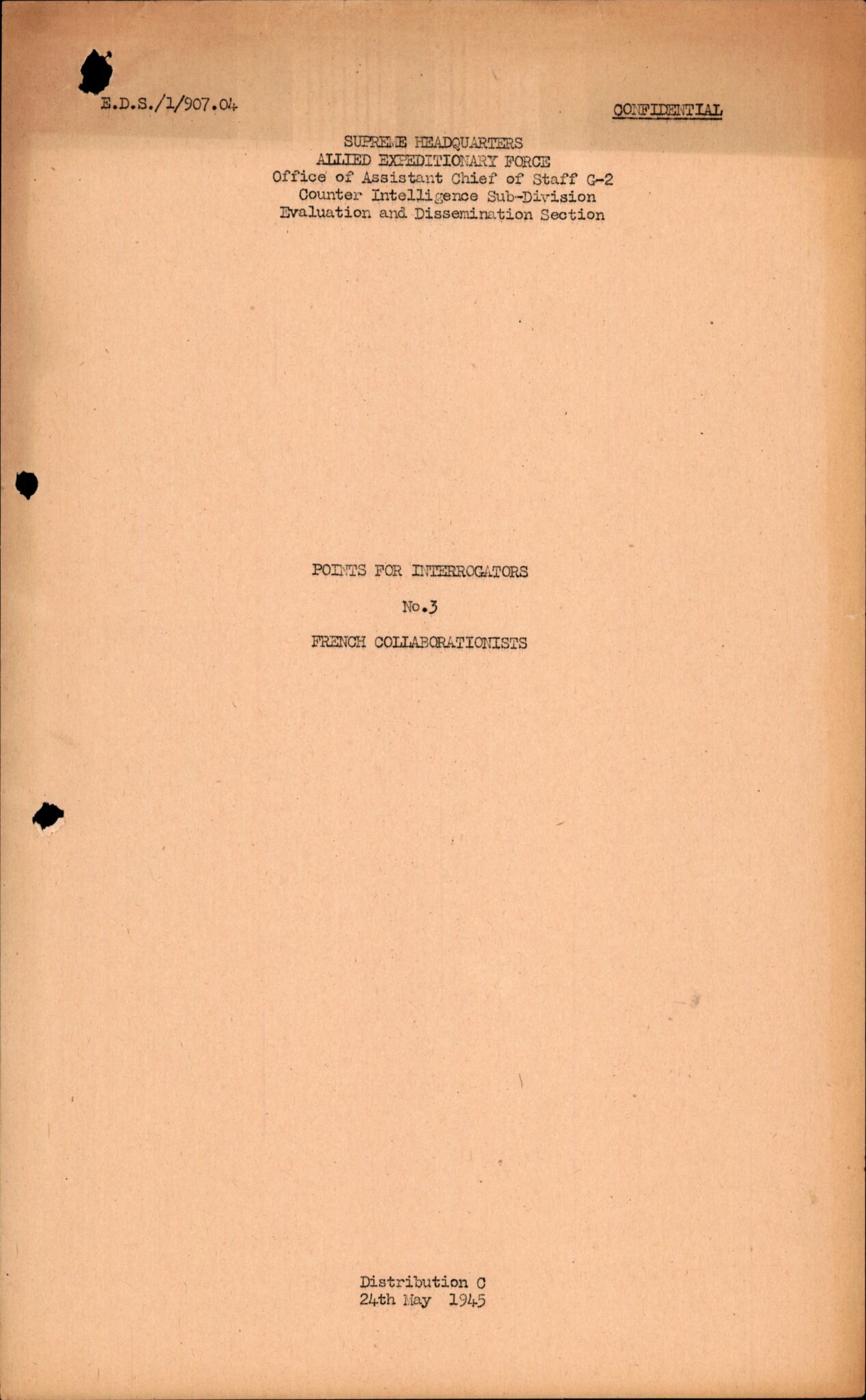 Forsvarets Overkommando. 2 kontor. Arkiv 11.4. Spredte tyske arkivsaker, AV/RA-RAFA-7031/D/Dar/Darc/L0016: FO.II, 1945, p. 1049