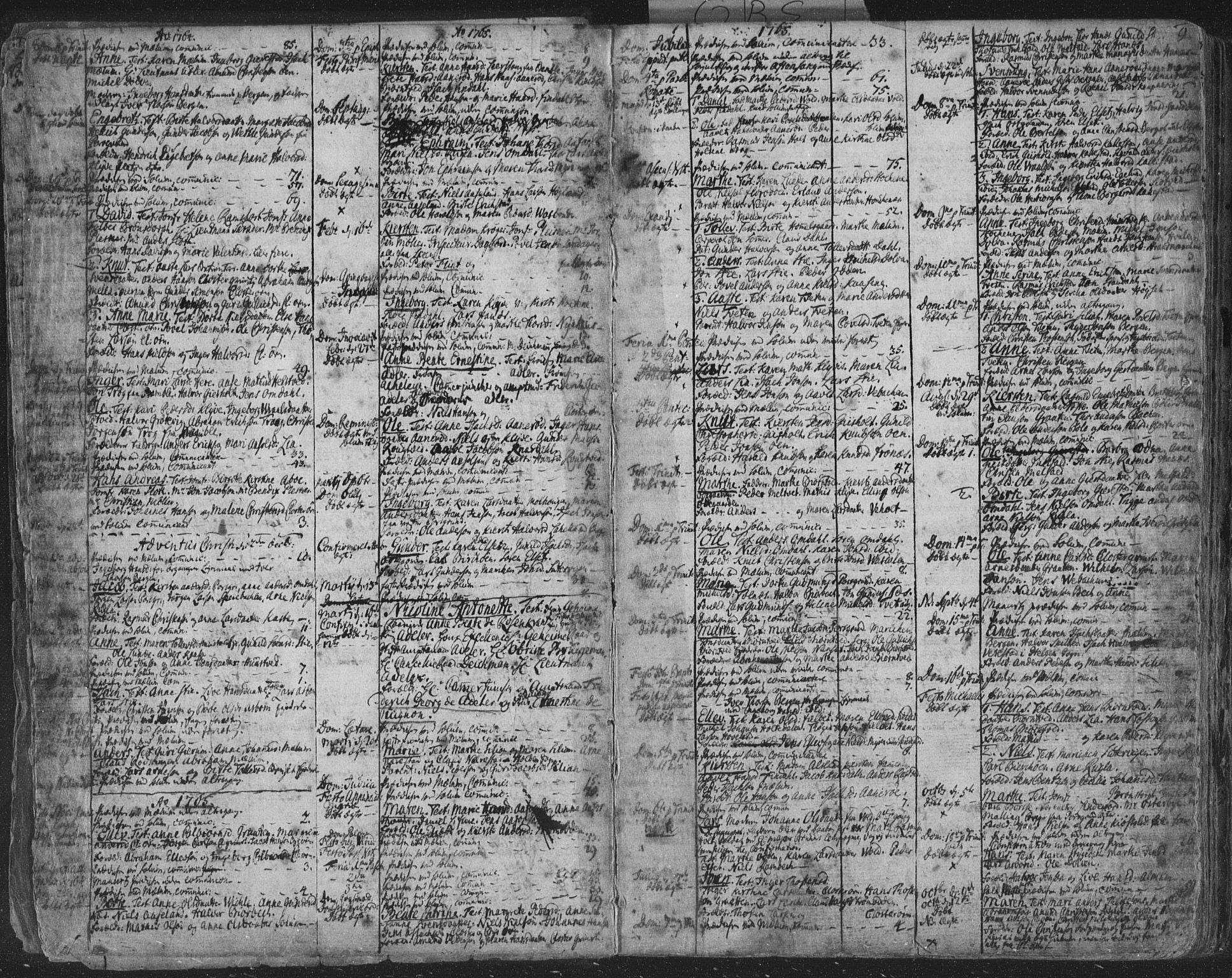 Solum kirkebøker, AV/SAKO-A-306/F/Fa/L0003: Parish register (official) no. I 3, 1761-1814, p. 8-9