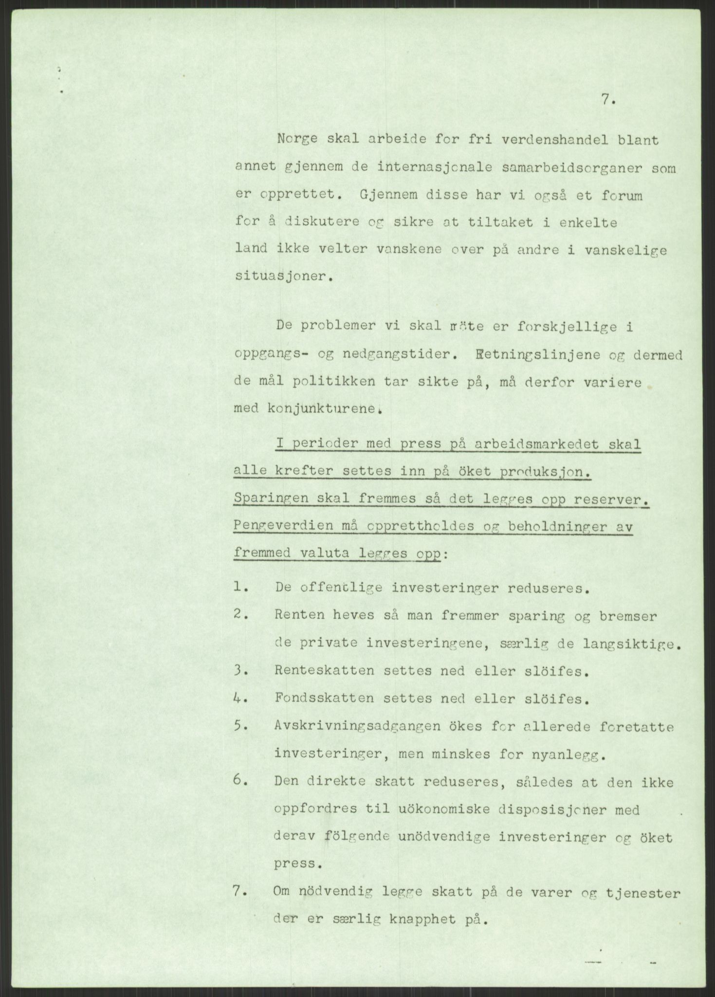 Høyres Hovedorganisasjon, AV/RA-PA-0583/1/D/Dd/L0129: 19 Generalsekretæren, 1953-1964, p. 663