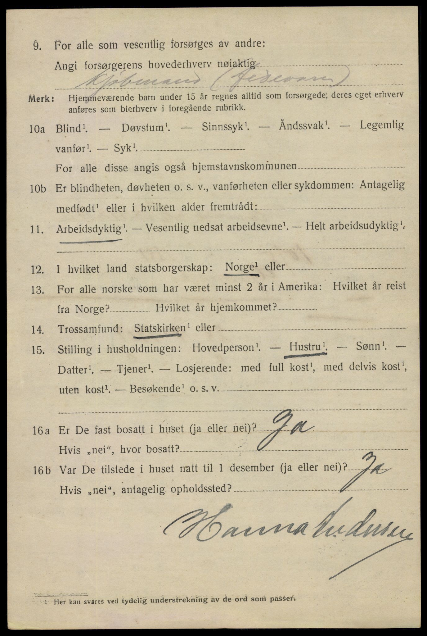 SAO, 1920 census for Fredrikstad, 1920, p. 20238