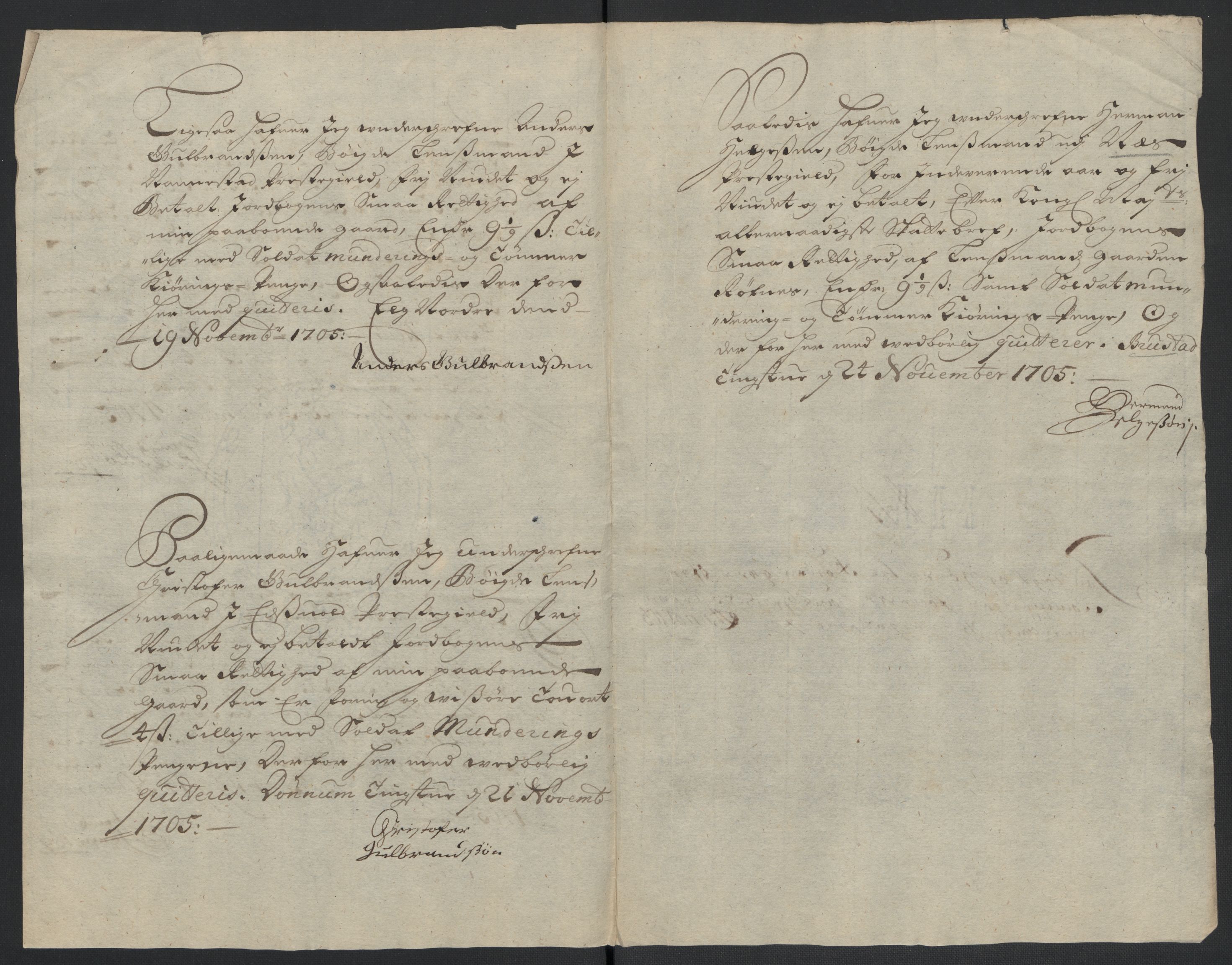 Rentekammeret inntil 1814, Reviderte regnskaper, Fogderegnskap, AV/RA-EA-4092/R12/L0717: Fogderegnskap Øvre Romerike, 1704-1705, p. 406