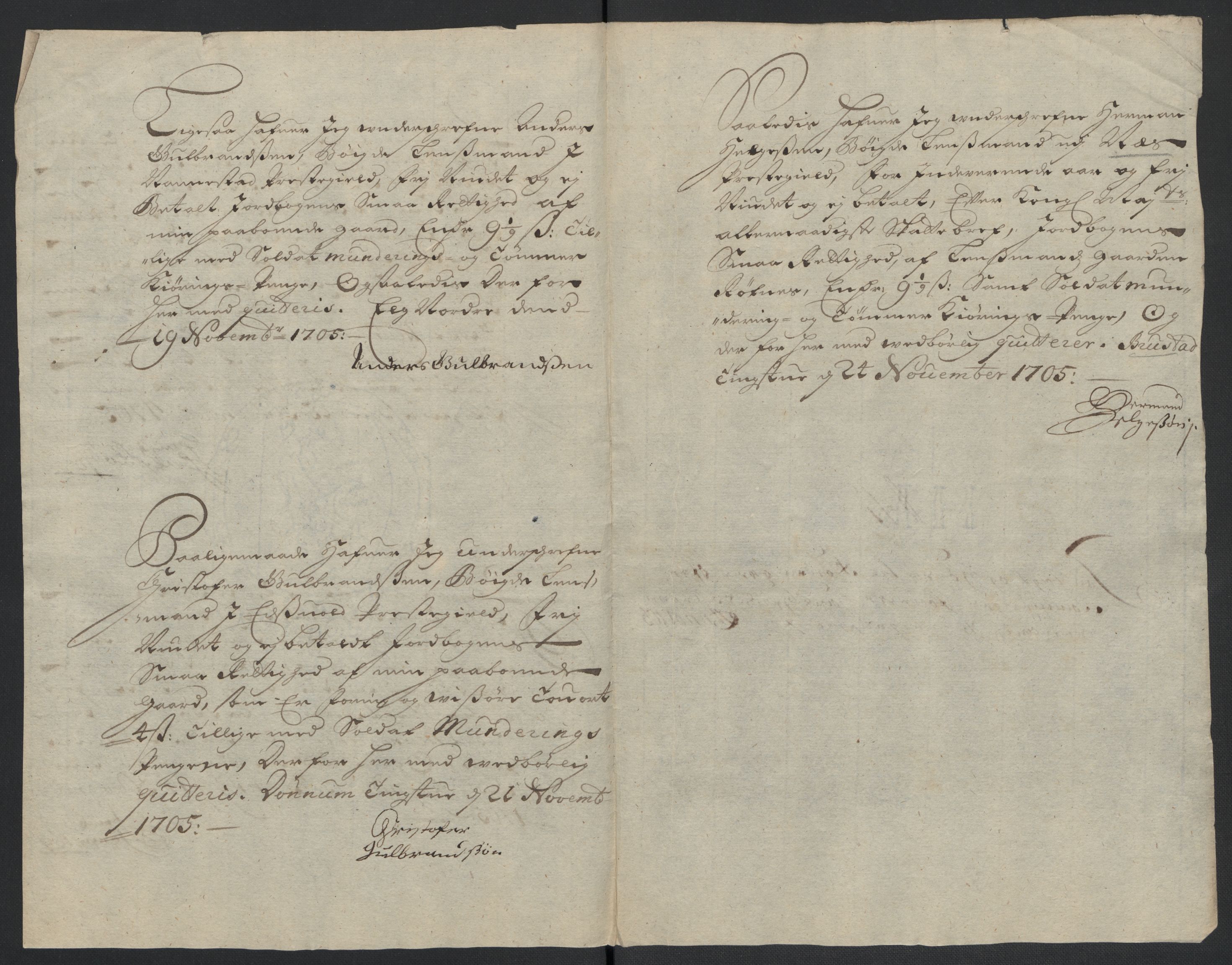 Rentekammeret inntil 1814, Reviderte regnskaper, Fogderegnskap, RA/EA-4092/R12/L0717: Fogderegnskap Øvre Romerike, 1704-1705, p. 406