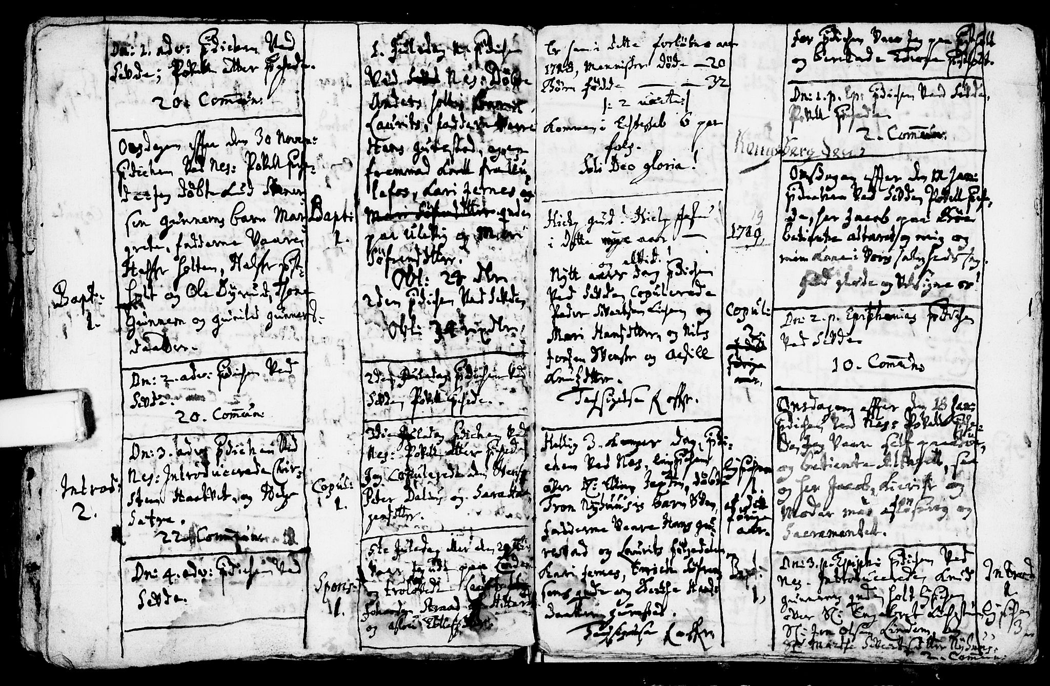 Sauherad kirkebøker, SAKO/A-298/F/Fa/L0002: Parish register (official) no. I 2, 1681-1720