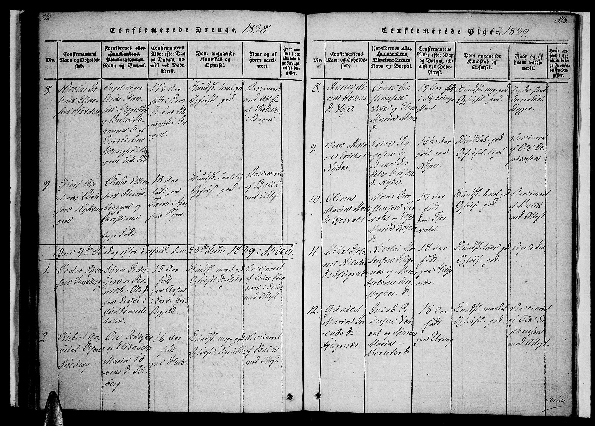 Ministerialprotokoller, klokkerbøker og fødselsregistre - Nordland, SAT/A-1459/891/L1298: Parish register (official) no. 891A03, 1820-1840, p. 512-513