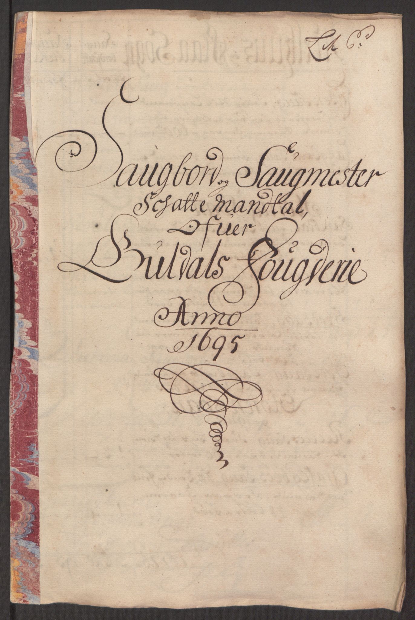 Rentekammeret inntil 1814, Reviderte regnskaper, Fogderegnskap, RA/EA-4092/R60/L3945: Fogderegnskap Orkdal og Gauldal, 1695, p. 343