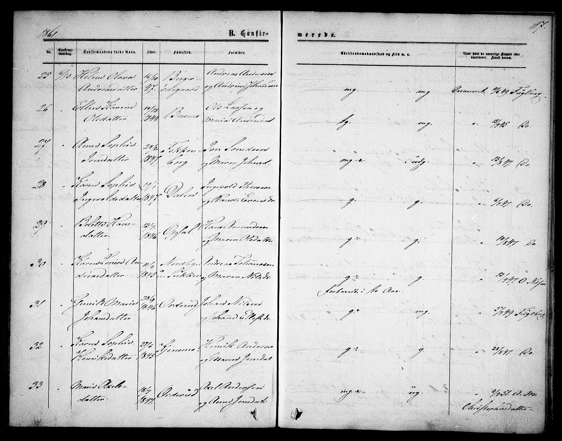 Rødenes prestekontor Kirkebøker, AV/SAO-A-2005/F/Fa/L0007: Parish register (official) no. I 7, 1860-1869, p. 117