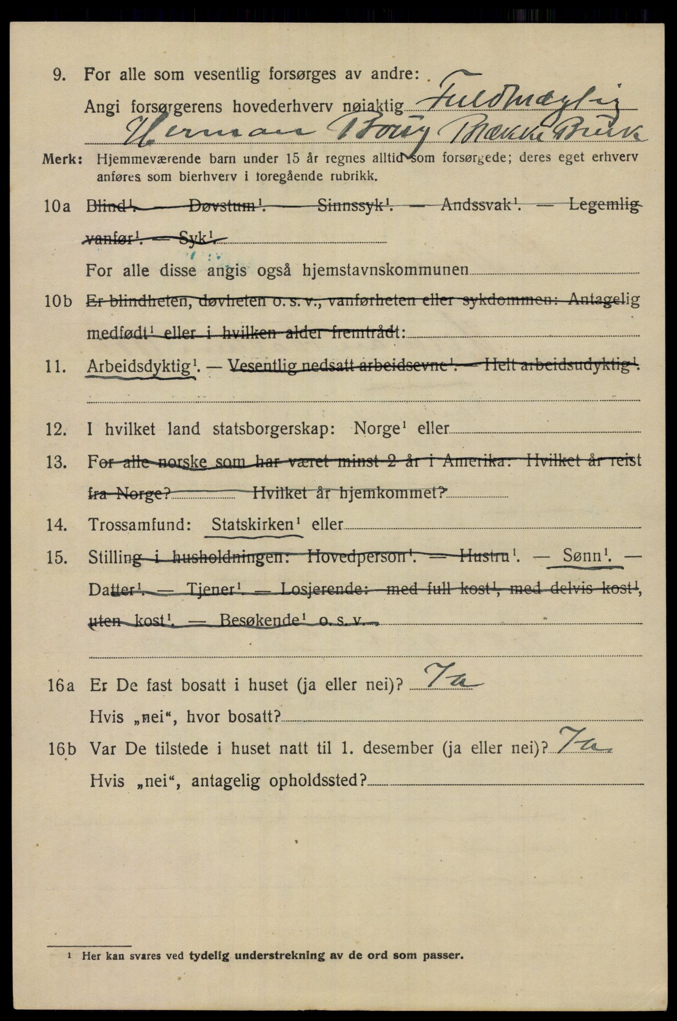 SAO, 1920 census for Aker, 1920, p. 55207