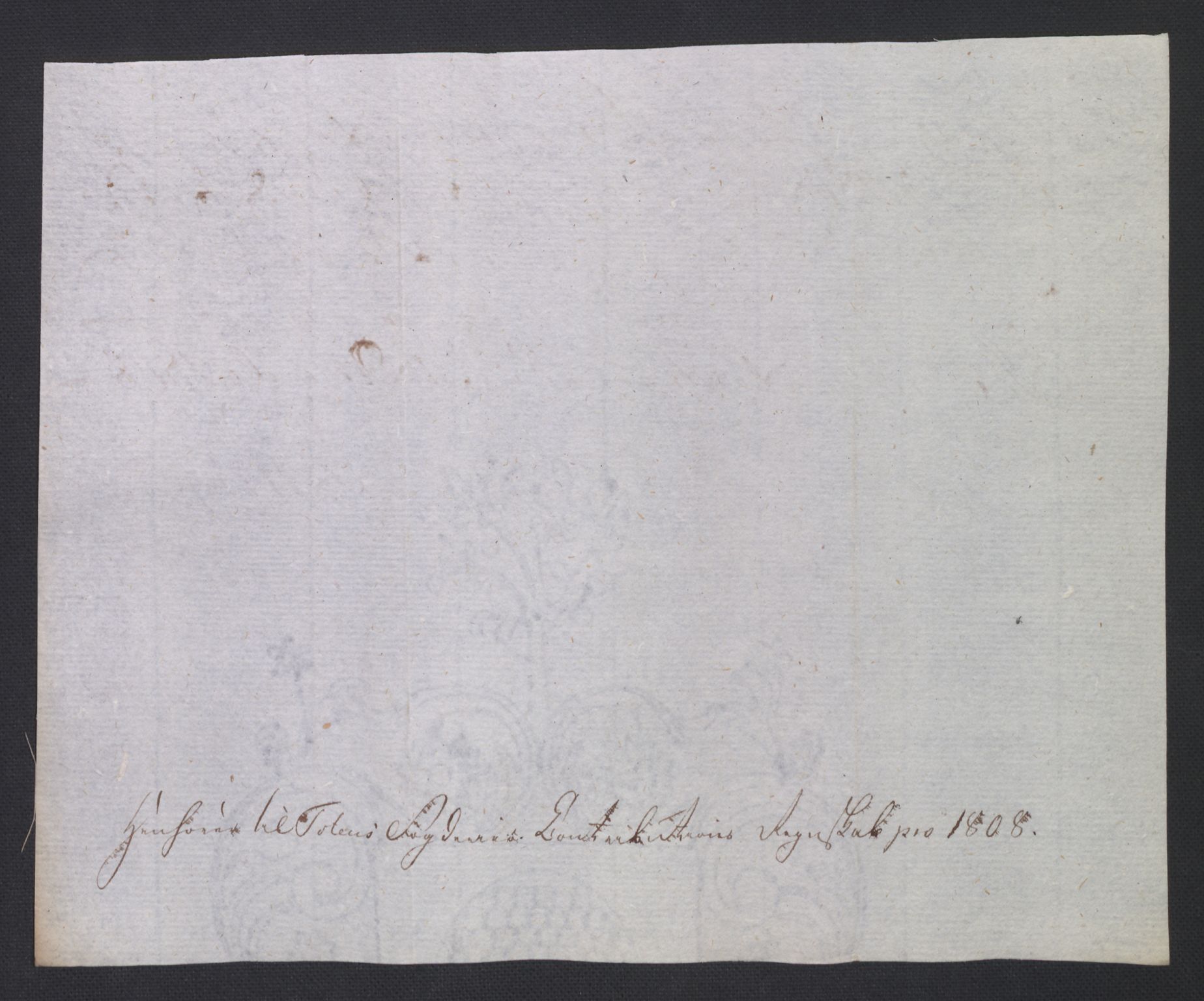 Rentekammeret inntil 1814, Reviderte regnskaper, Fogderegnskap, AV/RA-EA-4092/R19/L1396: Fogderegnskap Toten, Hadeland og Vardal, 1808, p. 252