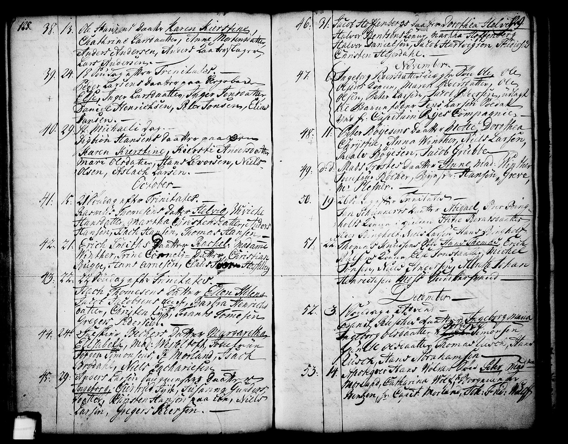Skien kirkebøker, SAKO/A-302/F/Fa/L0003: Parish register (official) no. 3, 1755-1791, p. 128-129