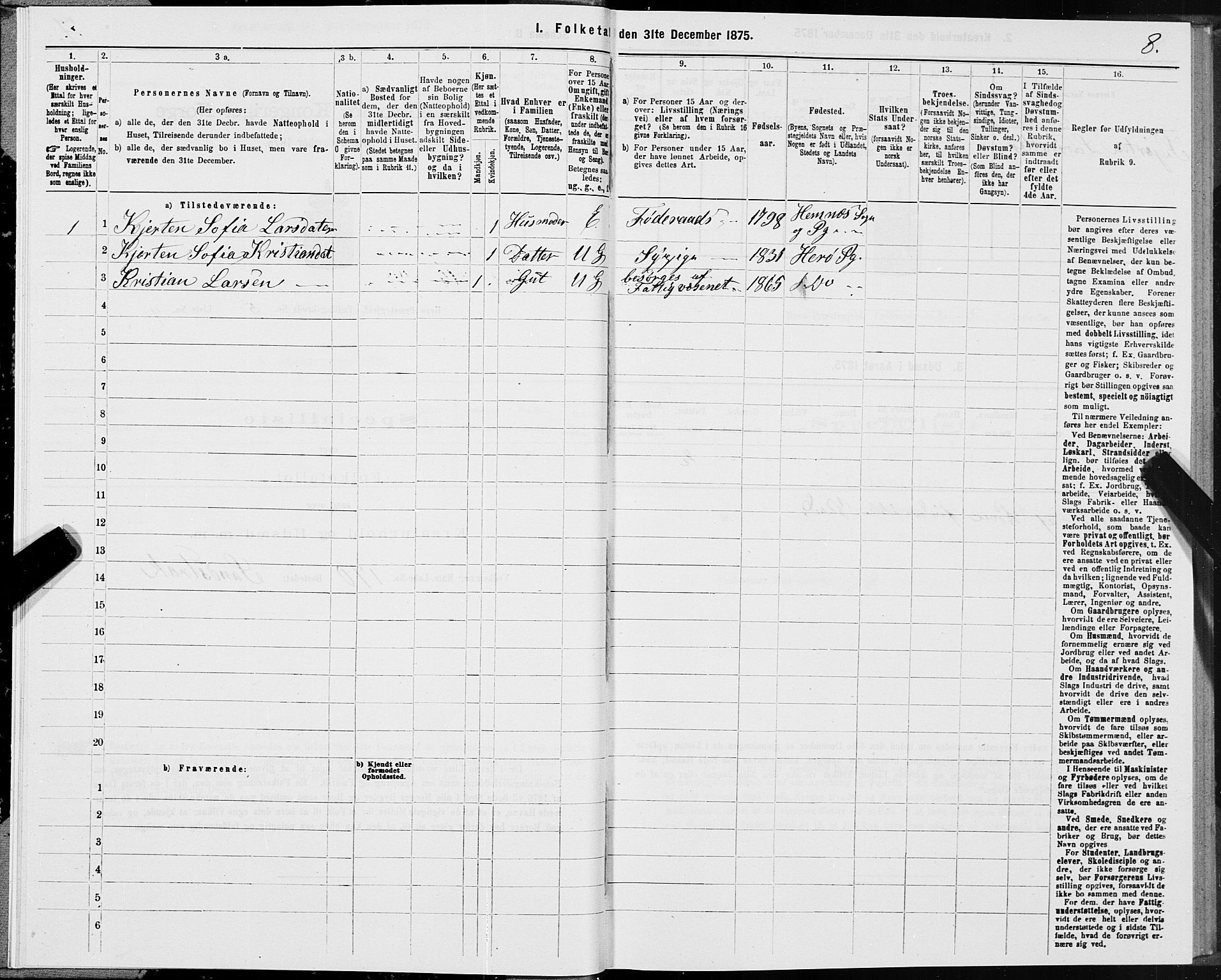 SAT, 1875 census for 1818P Herøy, 1875, p. 4008