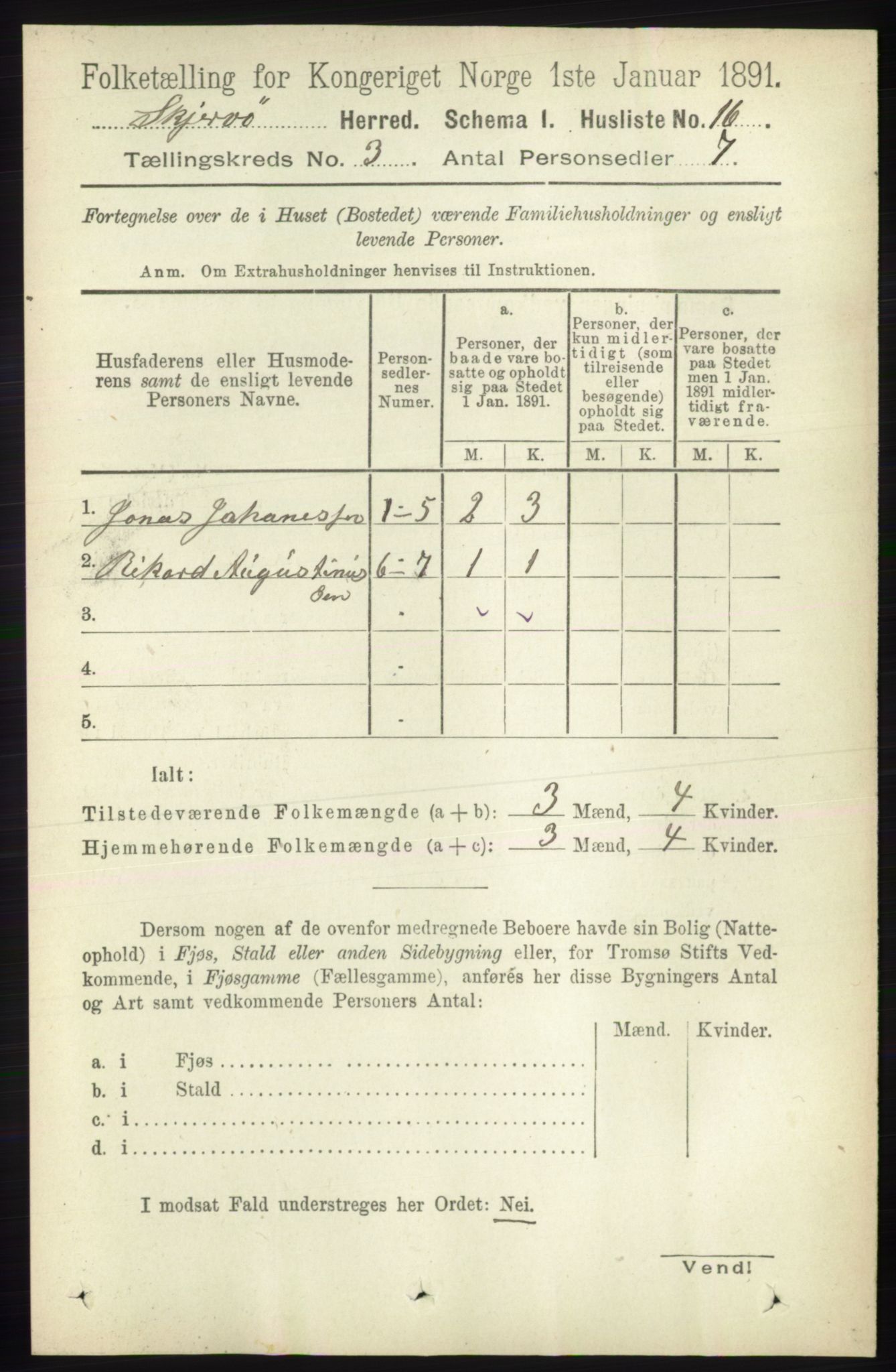 RA, 1891 census for 1941 Skjervøy, 1891, p. 1808