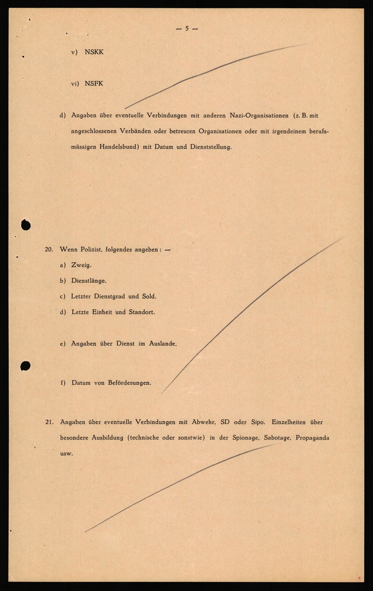 Forsvaret, Forsvarets overkommando II, AV/RA-RAFA-3915/D/Db/L0040: CI Questionaires. Tyske okkupasjonsstyrker i Norge. Østerrikere., 1945-1946, p. 49