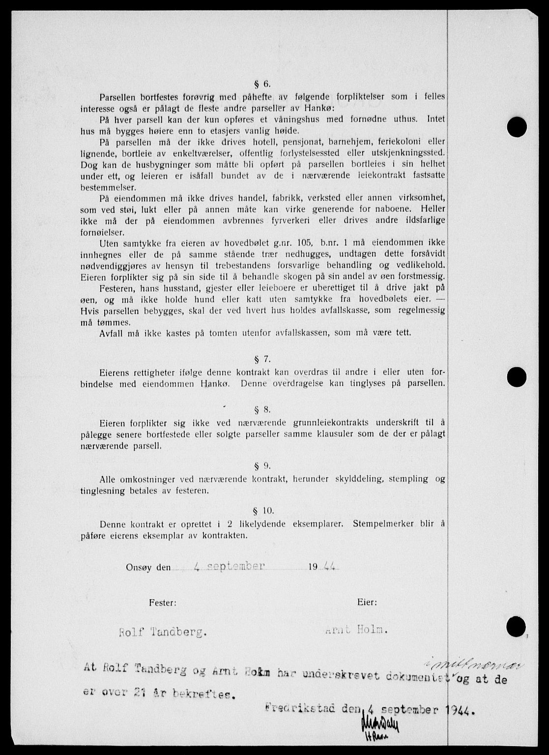 Onsøy sorenskriveri, SAO/A-10474/G/Ga/Gab/L0015: Mortgage book no. II A-15, 1945-1946, Diary no: : 602/1946