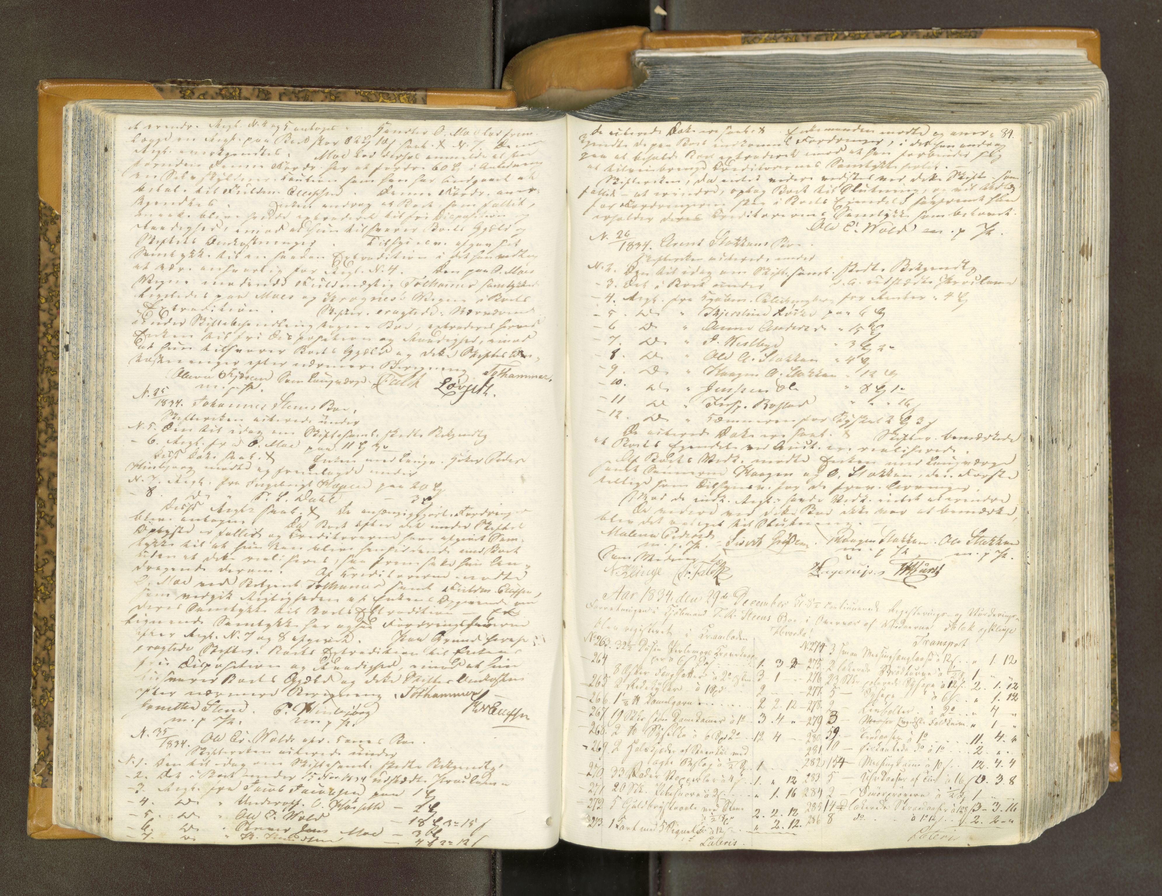 Trondheim byfogd, AV/SAT-A-0003/1/3/3B/L0003: Skiftebehandlingsprotokoll (u/ register) U, 1834-1840, p. 84