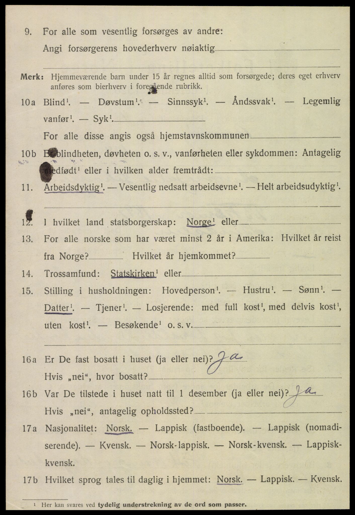 SAT, 1920 census for Brønnøy, 1920, p. 3759