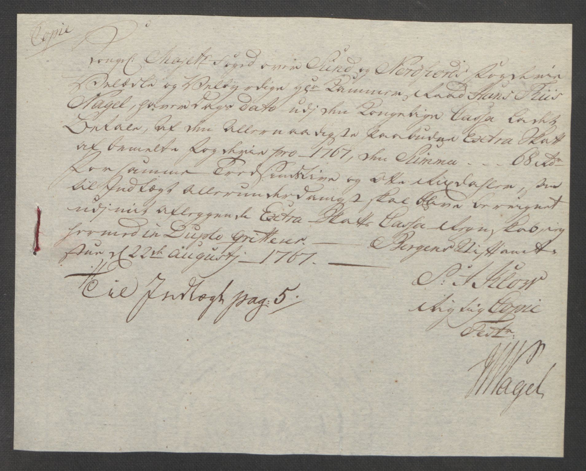 Rentekammeret inntil 1814, Reviderte regnskaper, Fogderegnskap, AV/RA-EA-4092/R53/L3550: Ekstraskatten Sunn- og Nordfjord, 1762-1771, p. 196