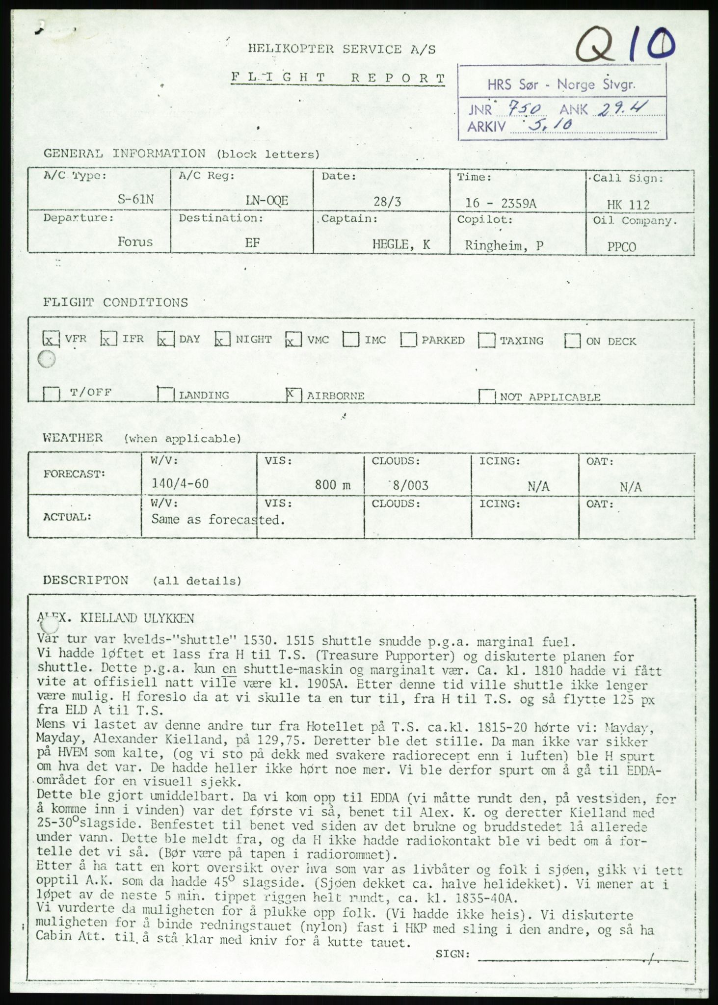Justisdepartementet, Granskningskommisjonen ved Alexander Kielland-ulykken 27.3.1980, AV/RA-S-1165/D/L0017: P Hjelpefartøy (Doku.liste + P1-P6 av 6)/Q Hovedredningssentralen (Q0-Q27 av 27), 1980-1981, p. 306