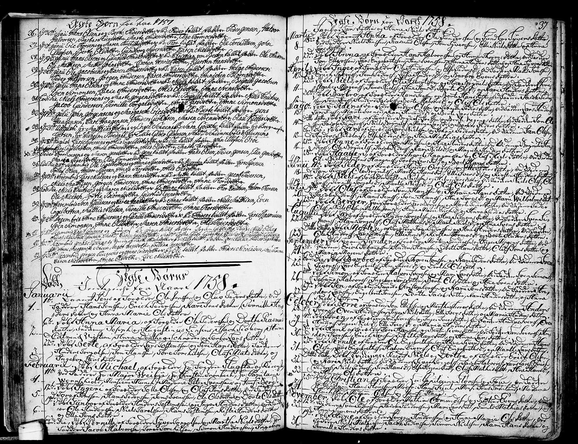 Idd prestekontor Kirkebøker, AV/SAO-A-10911/F/Fa/L0001: Parish register (official) no. I 1, 1720-1769, p. 37