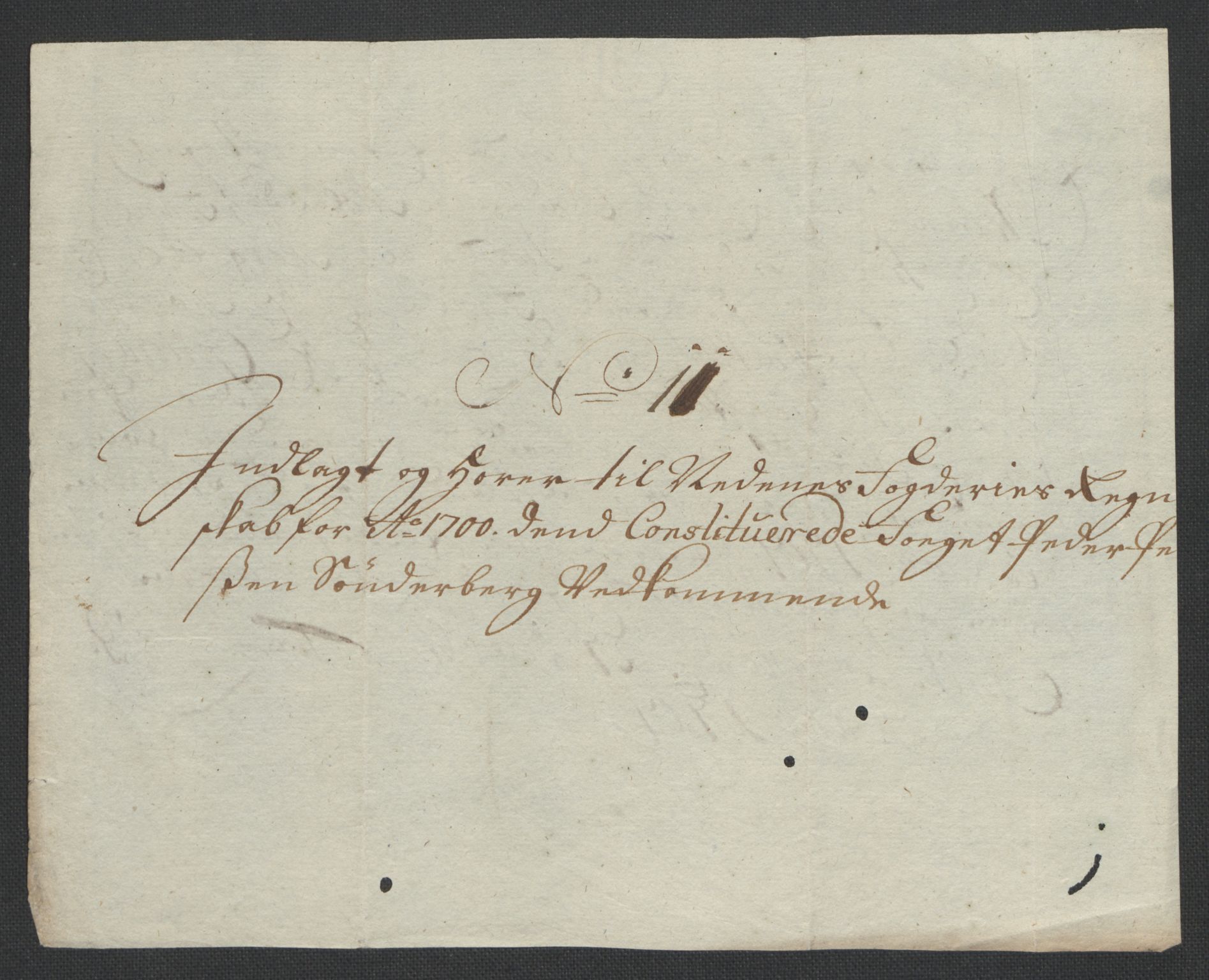 Rentekammeret inntil 1814, Reviderte regnskaper, Fogderegnskap, AV/RA-EA-4092/R39/L2315: Fogderegnskap Nedenes, 1700-1701, p. 84