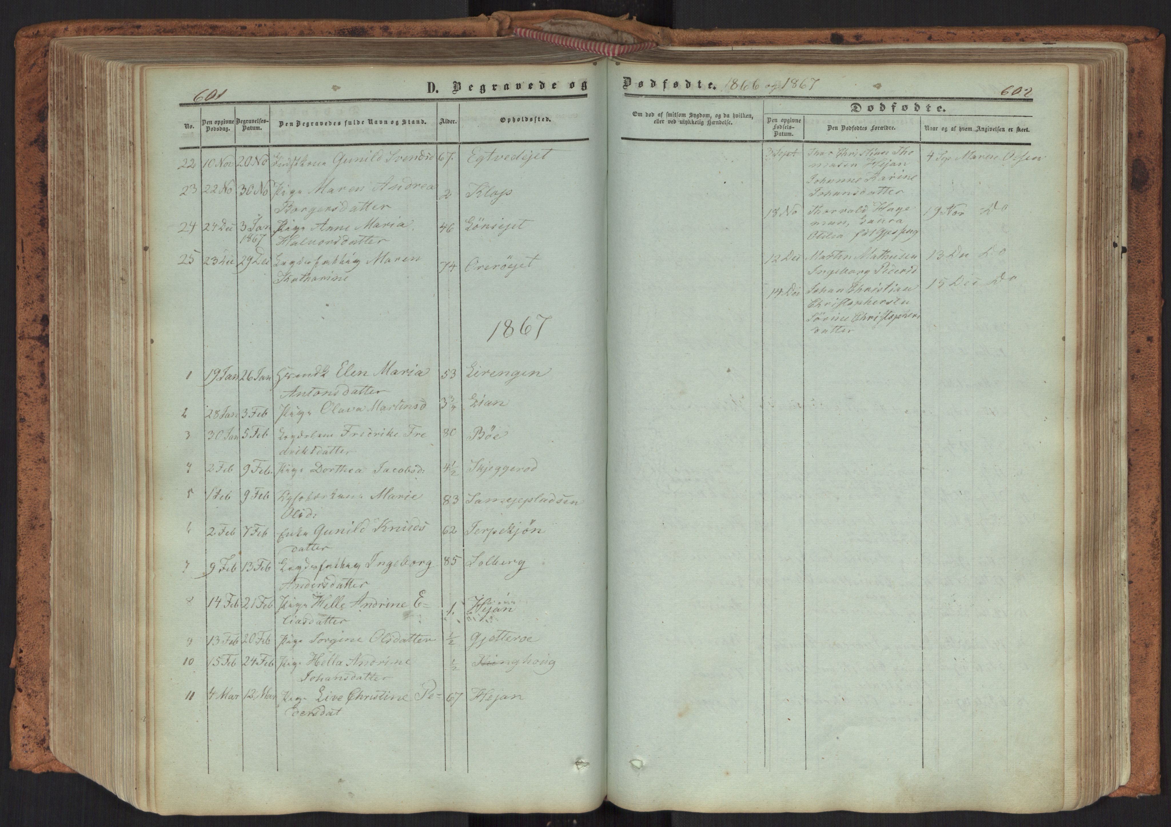 Ramnes kirkebøker, SAKO/A-314/F/Fa/L0006: Parish register (official) no. I 6, 1862-1877, p. 601-602