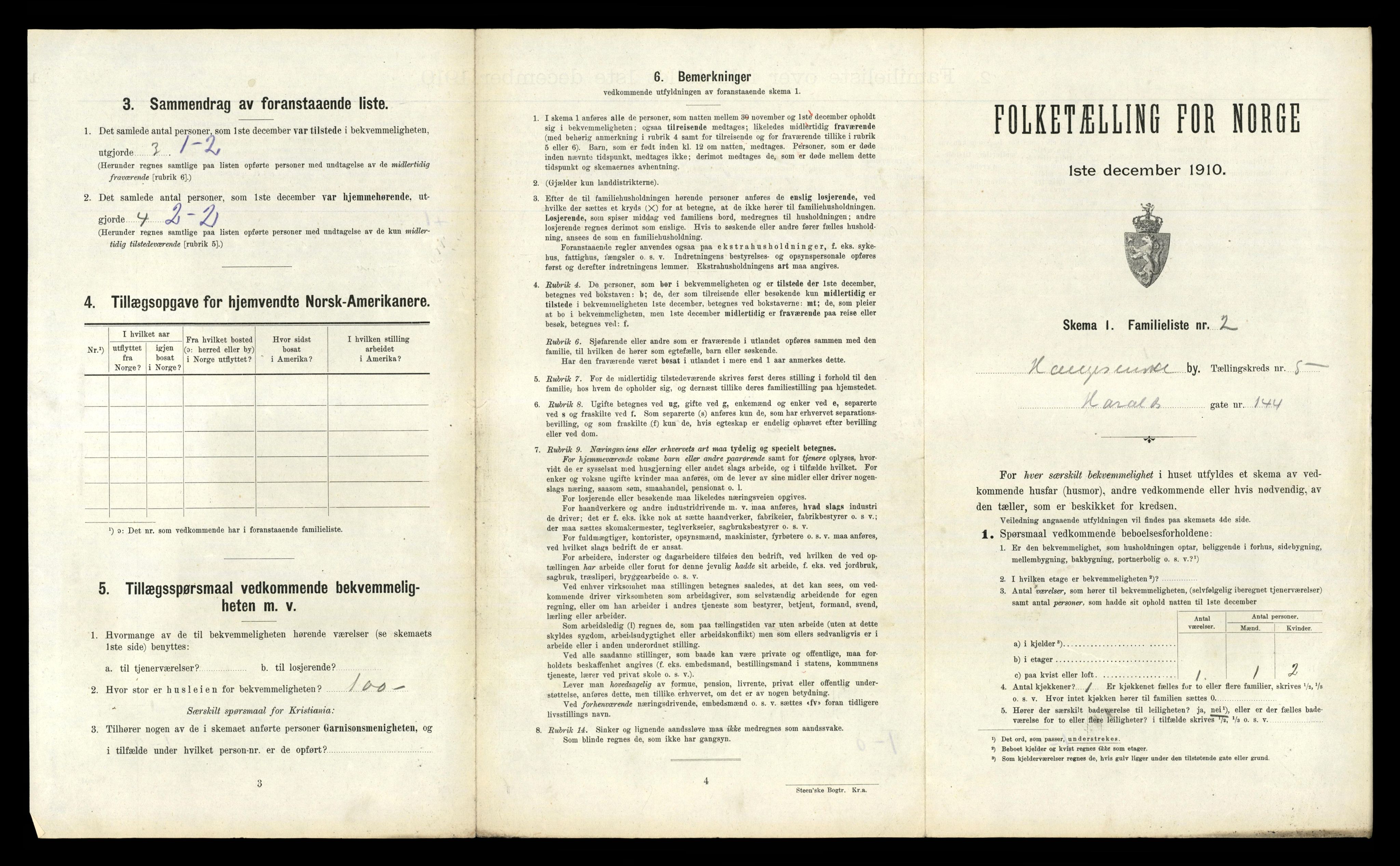 RA, 1910 census for Haugesund, 1910, p. 4430