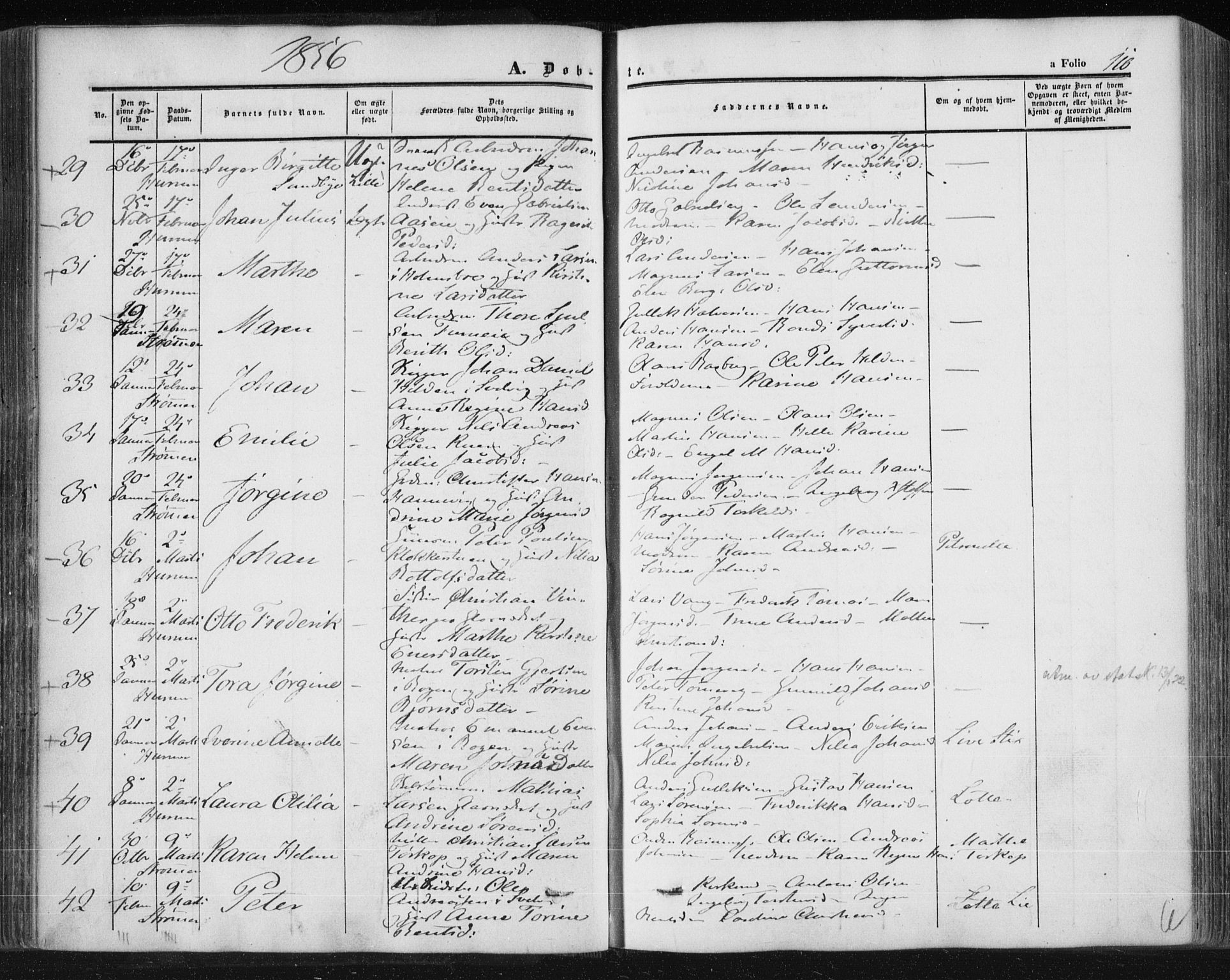 Hurum kirkebøker, SAKO/A-229/F/Fa/L0011: Parish register (official) no. 11, 1847-1860, p. 110