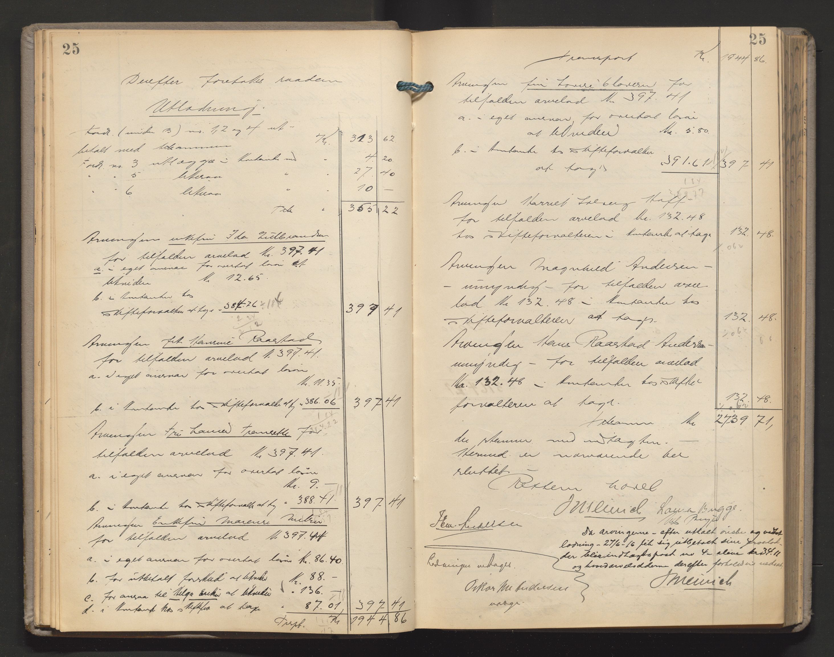 Larvik byfogd, AV/SAKO-A-218/H/Hb/Hbd/L0006: Skifteutlodningsprotokoll, 1915-1924, p. 25