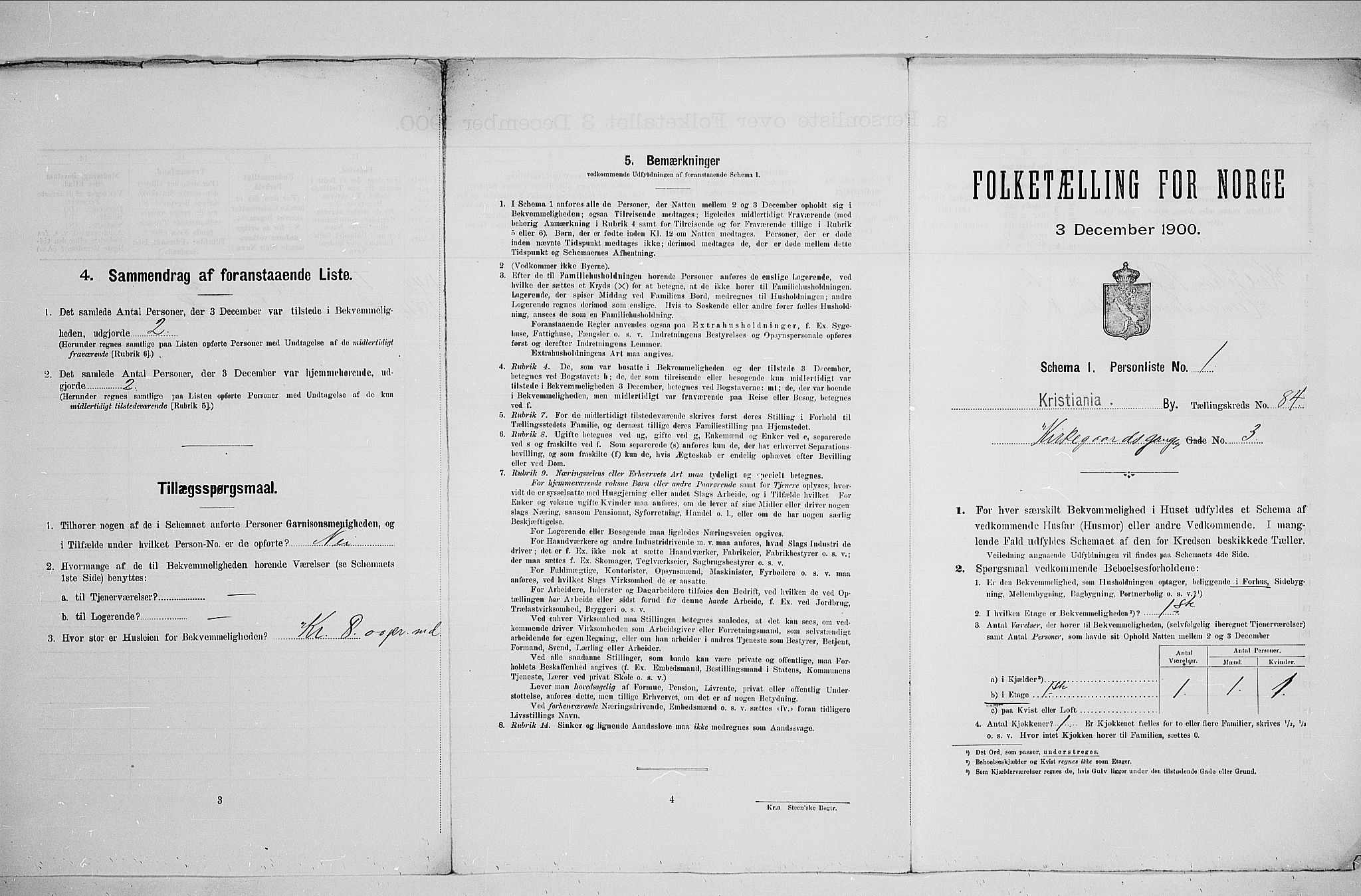 SAO, 1900 census for Kristiania, 1900, p. 47306