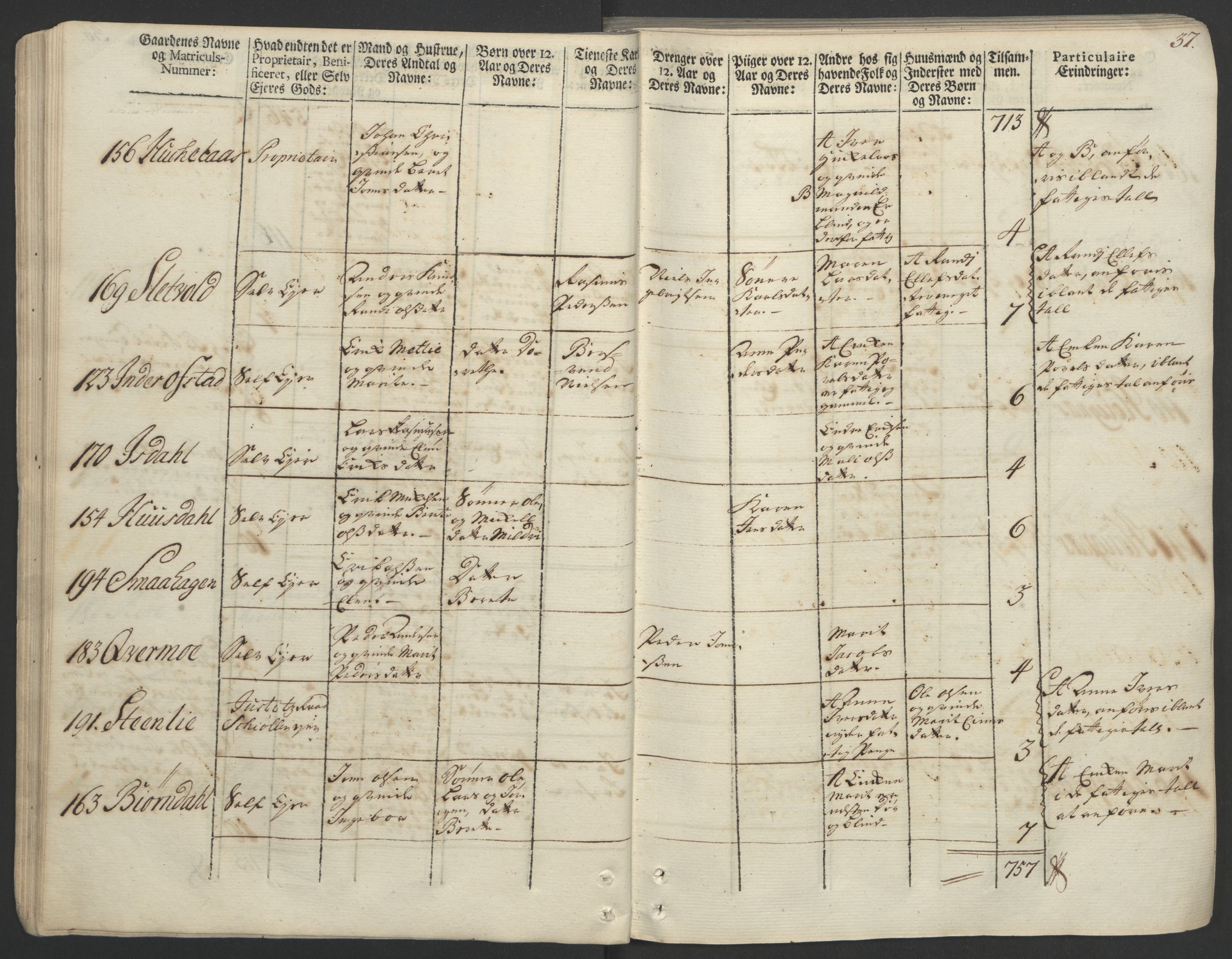 Rentekammeret inntil 1814, Realistisk ordnet avdeling, AV/RA-EA-4070/Ol/L0020/0002: [Gg 10]: Ekstraskatten, 23.09.1762. Romsdal, Strinda, Selbu, Inderøy. / Strinda og Selbu, 1763, p. 37