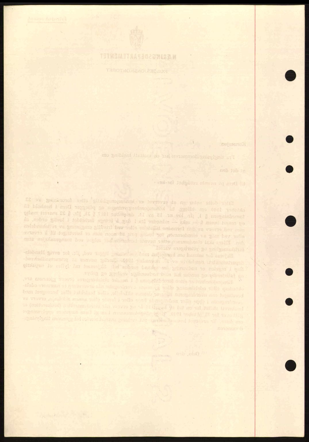 Nordre Sunnmøre sorenskriveri, SAT/A-0006/1/2/2C/2Ca: Mortgage book no. B6-14 a, 1942-1945, Diary no: : 734/1944
