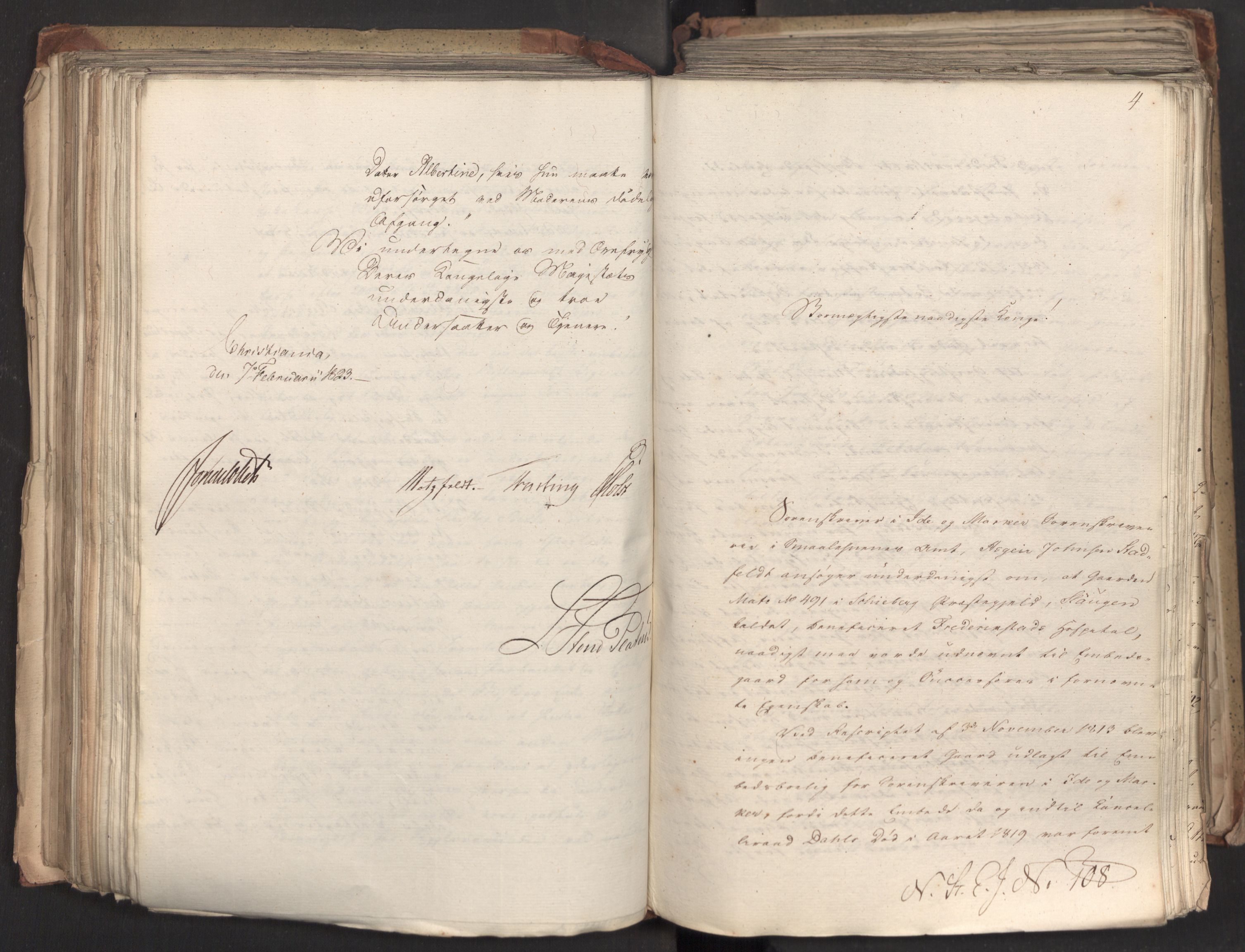 Statsrådsavdelingen i Stockholm, AV/RA-S-1003/D/Da/L0033: Regjeringsinnstillinger nr. 1-274, 1823, p. 286