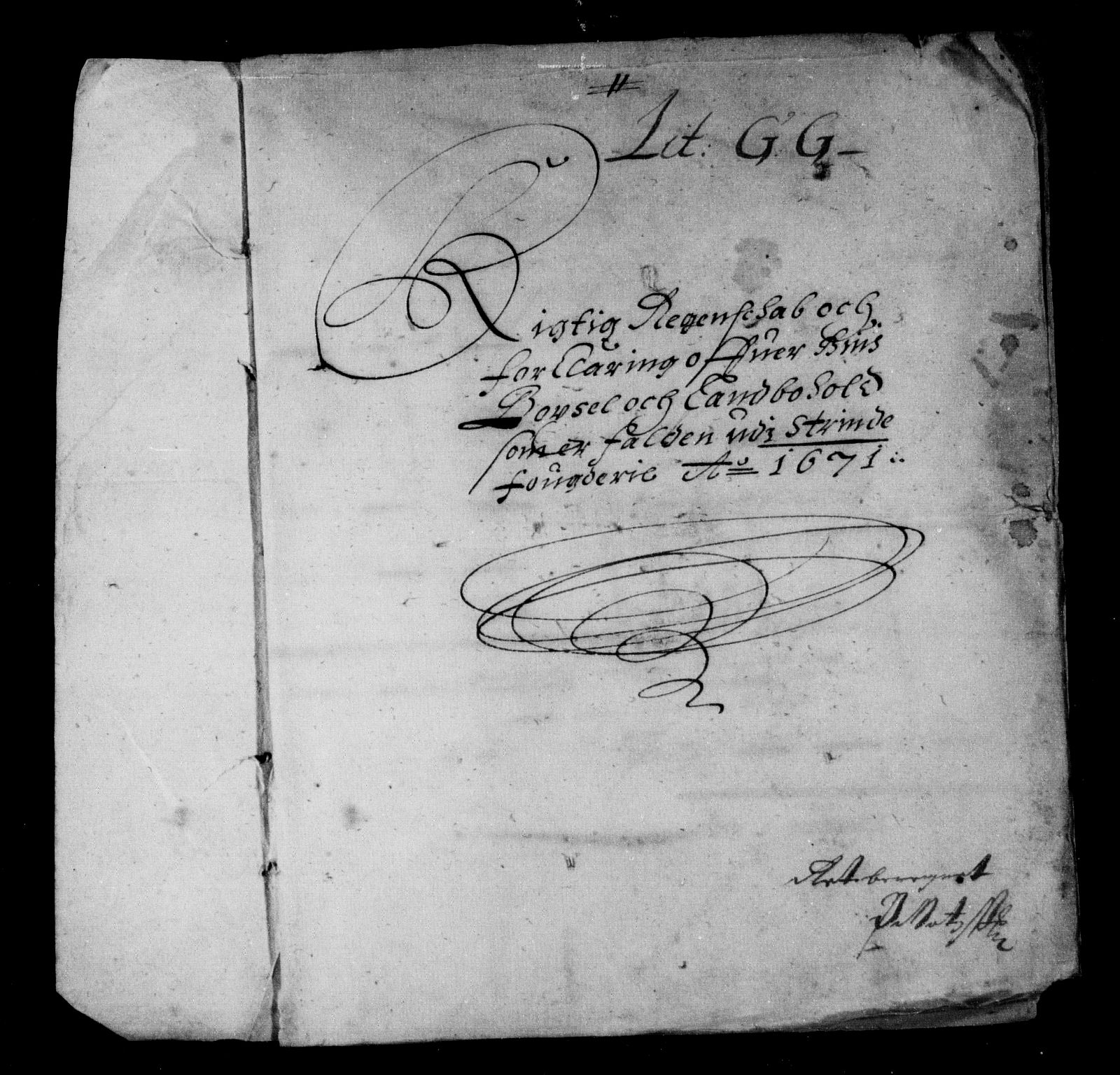 Rentekammeret inntil 1814, Reviderte regnskaper, Stiftamtstueregnskaper, Trondheim stiftamt og Nordland amt, AV/RA-EA-6044/R/Rd/L0033: Trondheim stiftamt, 1671