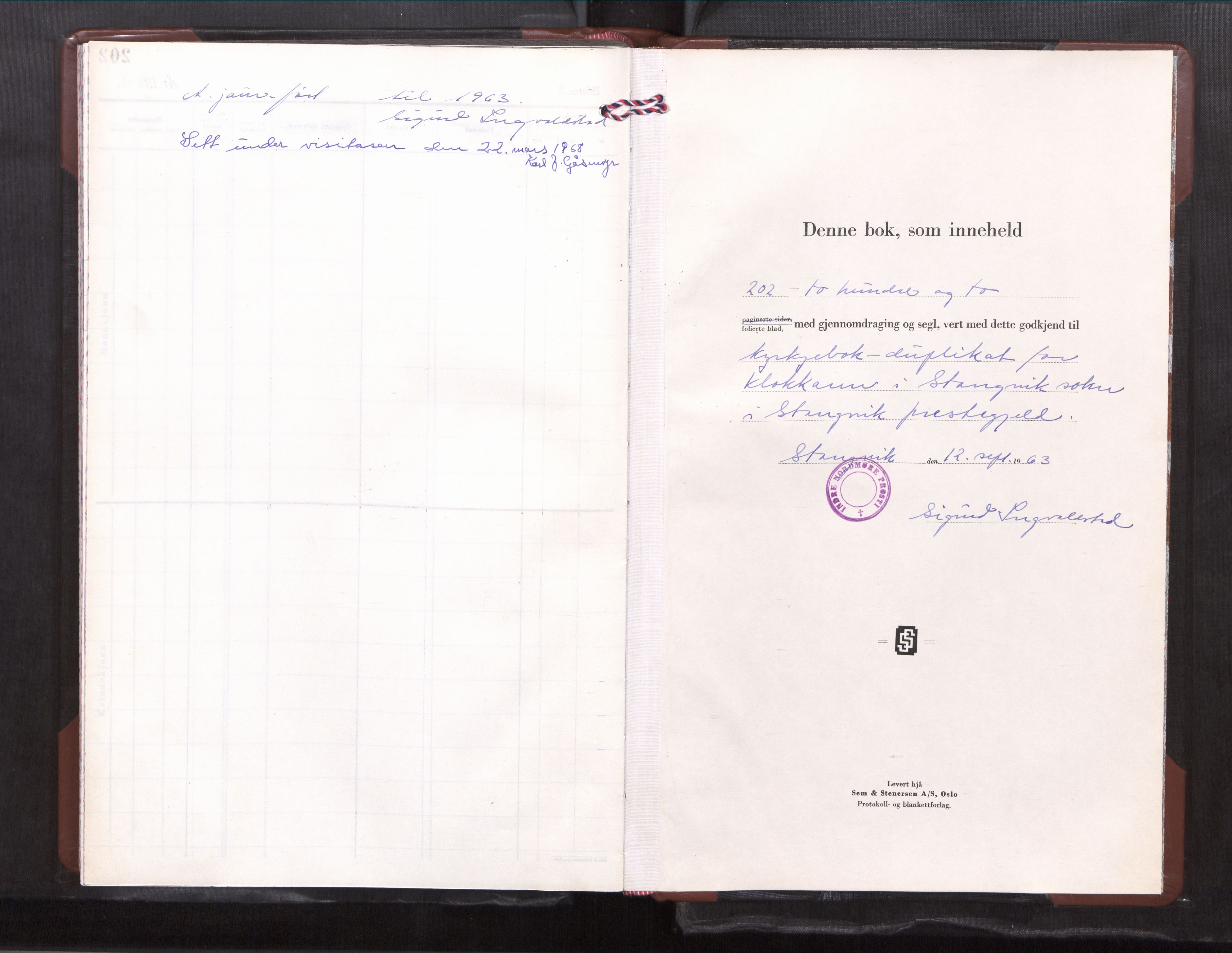 Ministerialprotokoller, klokkerbøker og fødselsregistre - Møre og Romsdal, AV/SAT-A-1454/592/L1033: Parish register (copy) no. 592---, 1960-1967