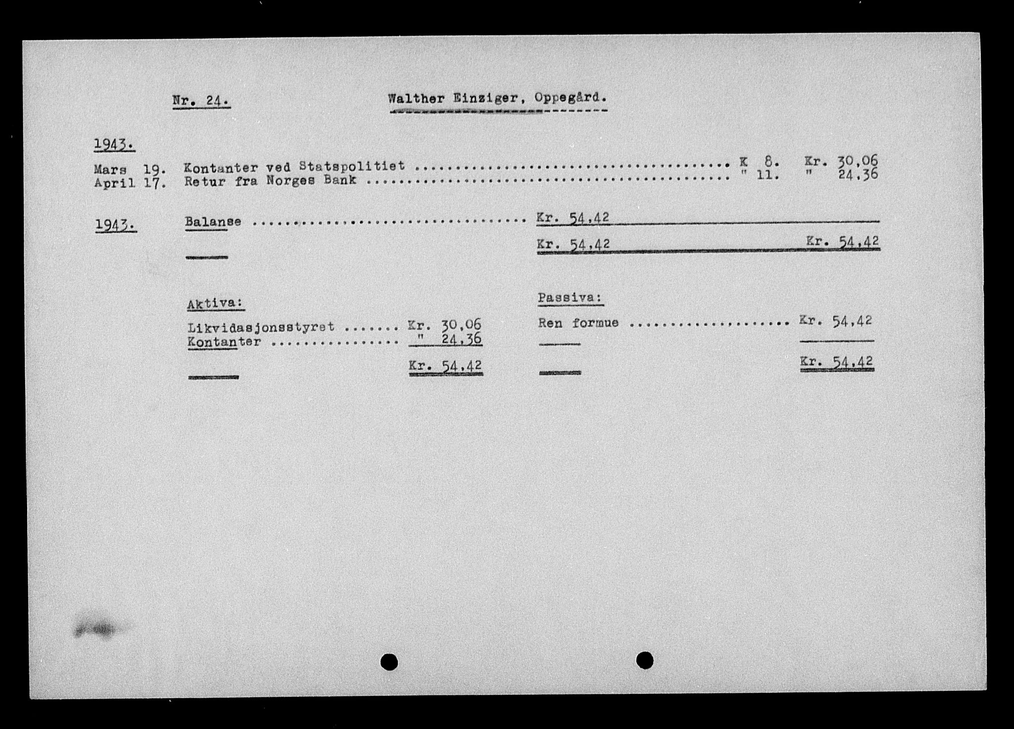 Justisdepartementet, Tilbakeføringskontoret for inndratte formuer, AV/RA-S-1564/H/Hc/Hcc/L0932: --, 1945-1947, p. 452