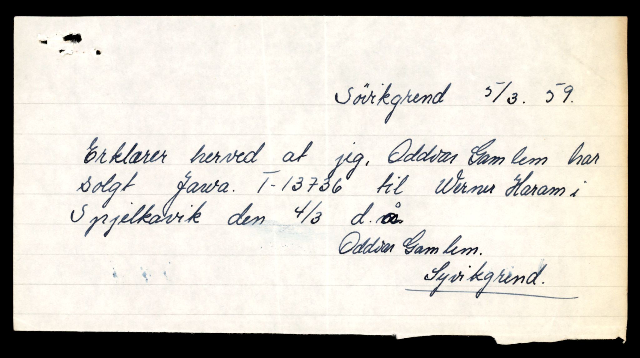 Møre og Romsdal vegkontor - Ålesund trafikkstasjon, AV/SAT-A-4099/F/Fe/L0041: Registreringskort for kjøretøy T 13710 - T 13905, 1927-1998, p. 481