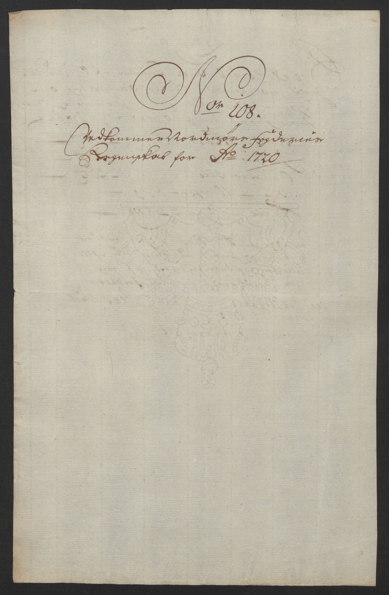 Rentekammeret inntil 1814, Reviderte regnskaper, Fogderegnskap, AV/RA-EA-4092/R56/L3753: Fogderegnskap Nordmøre, 1720, p. 390