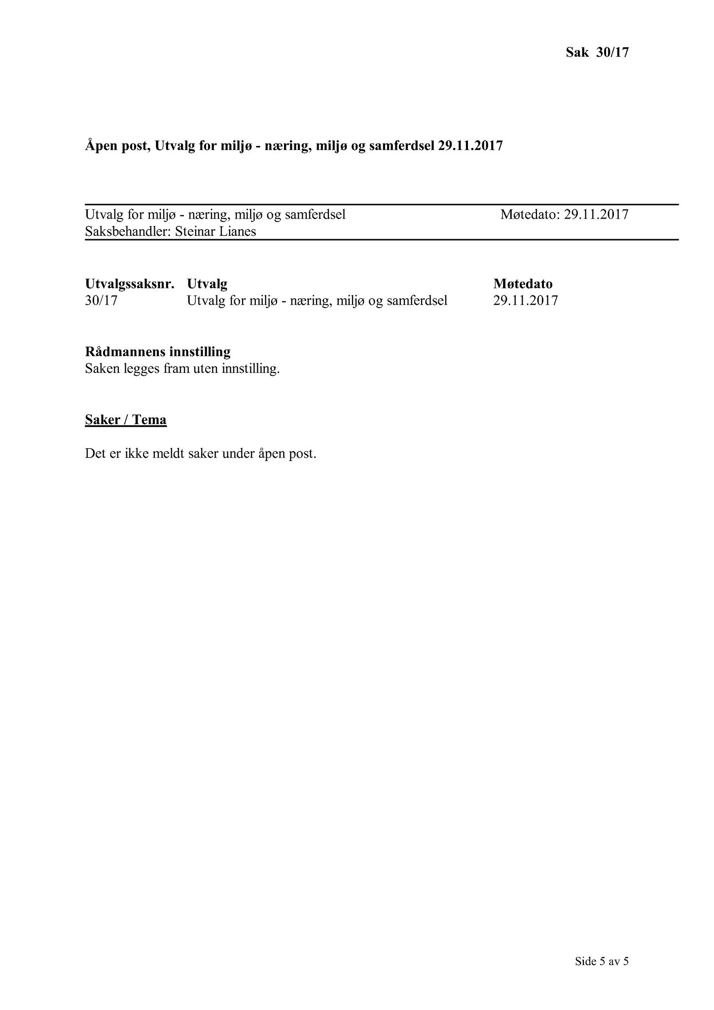 Klæbu Kommune, TRKO/KK/06-UM/L004: Utvalg for miljø - Møtedokumenter 2017, 2017, p. 1056