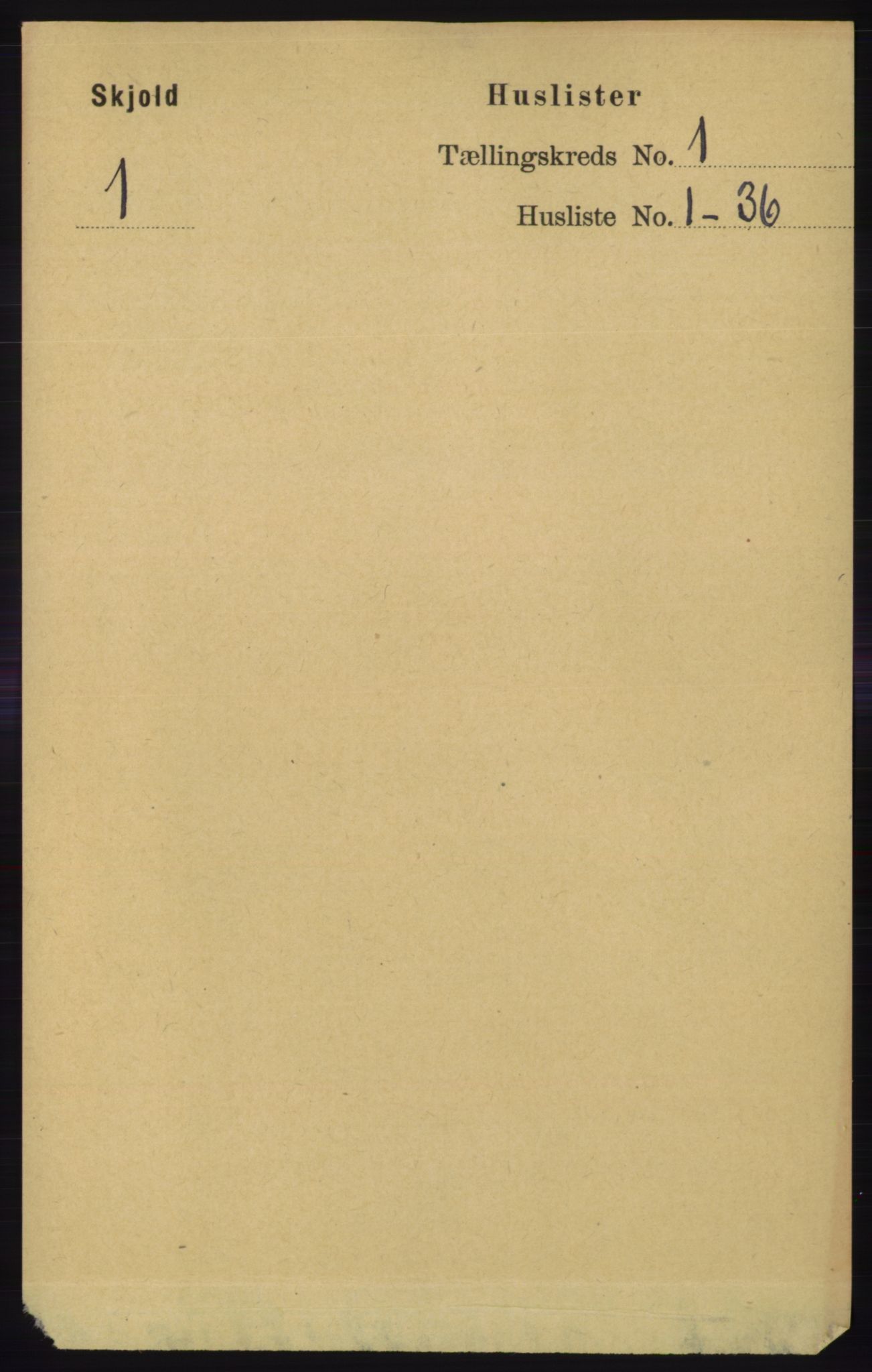 RA, 1891 census for 1154 Skjold, 1891, p. 34