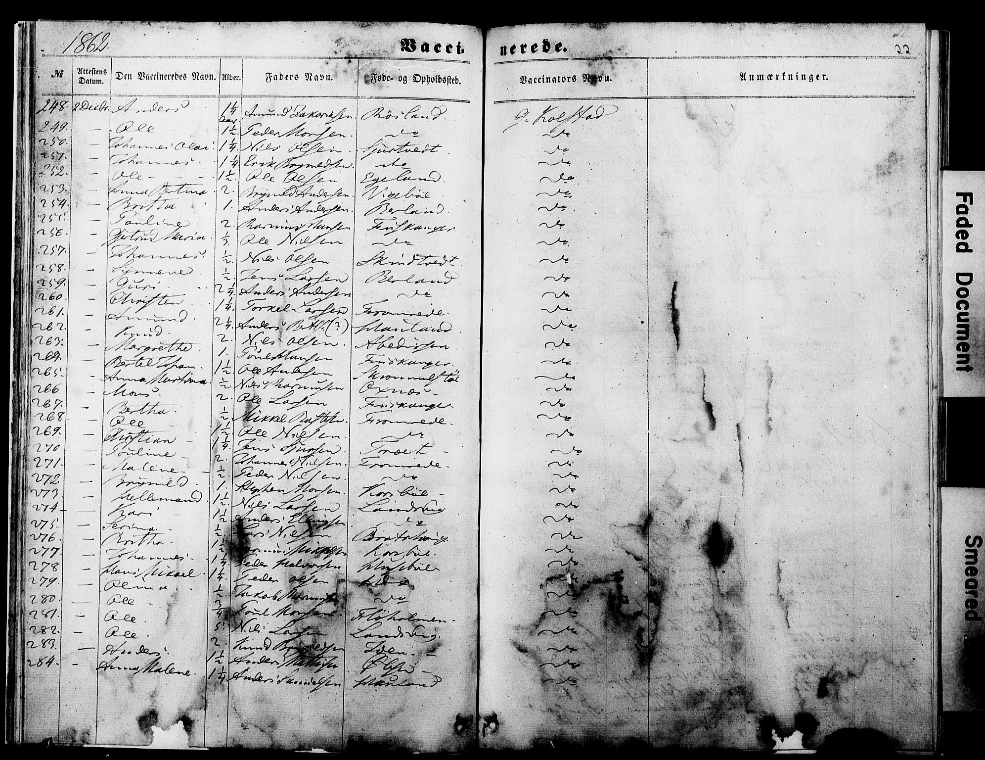 Manger sokneprestembete, SAB/A-76801/H/Haa: Parish register (official) no. A 11, 1860-1867, p. 22