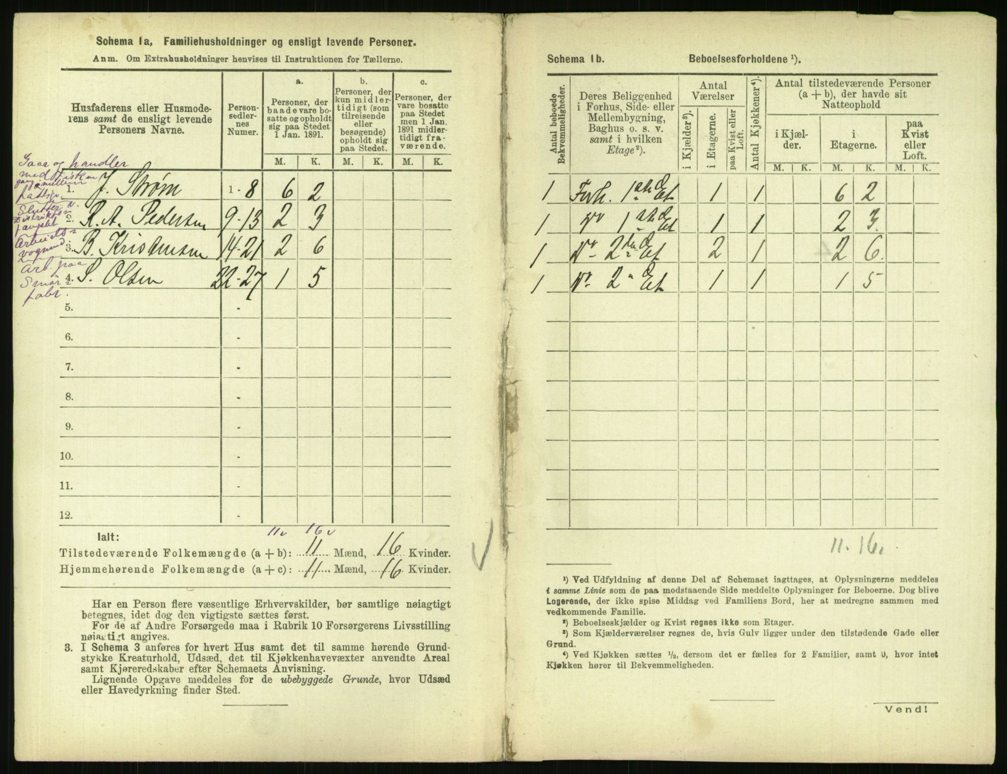 RA, 1891 census for 0301 Kristiania, 1891, p. 113186