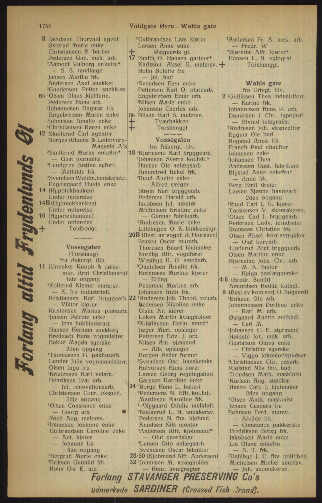 Kristiania/Oslo adressebok, PUBL/-, 1915, p. 1766