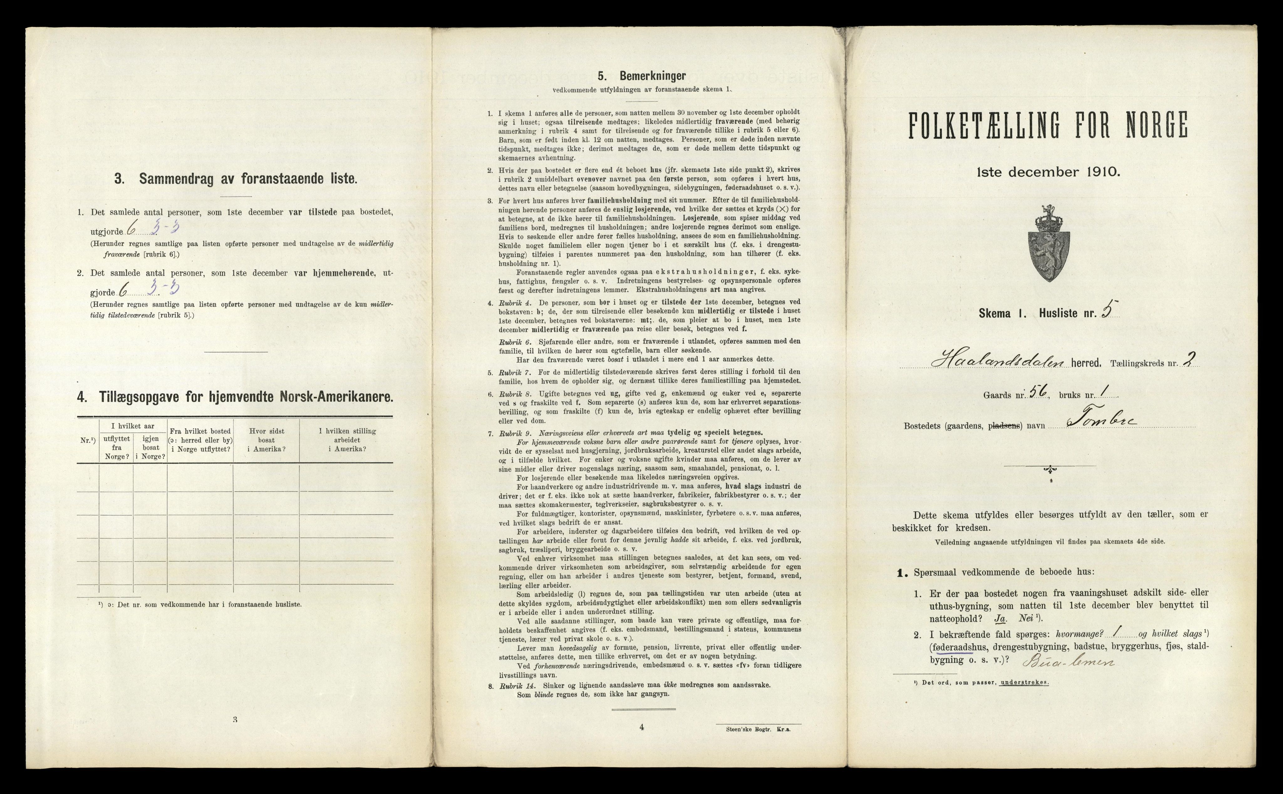 RA, 1910 census for Hålandsdal, 1910, p. 108