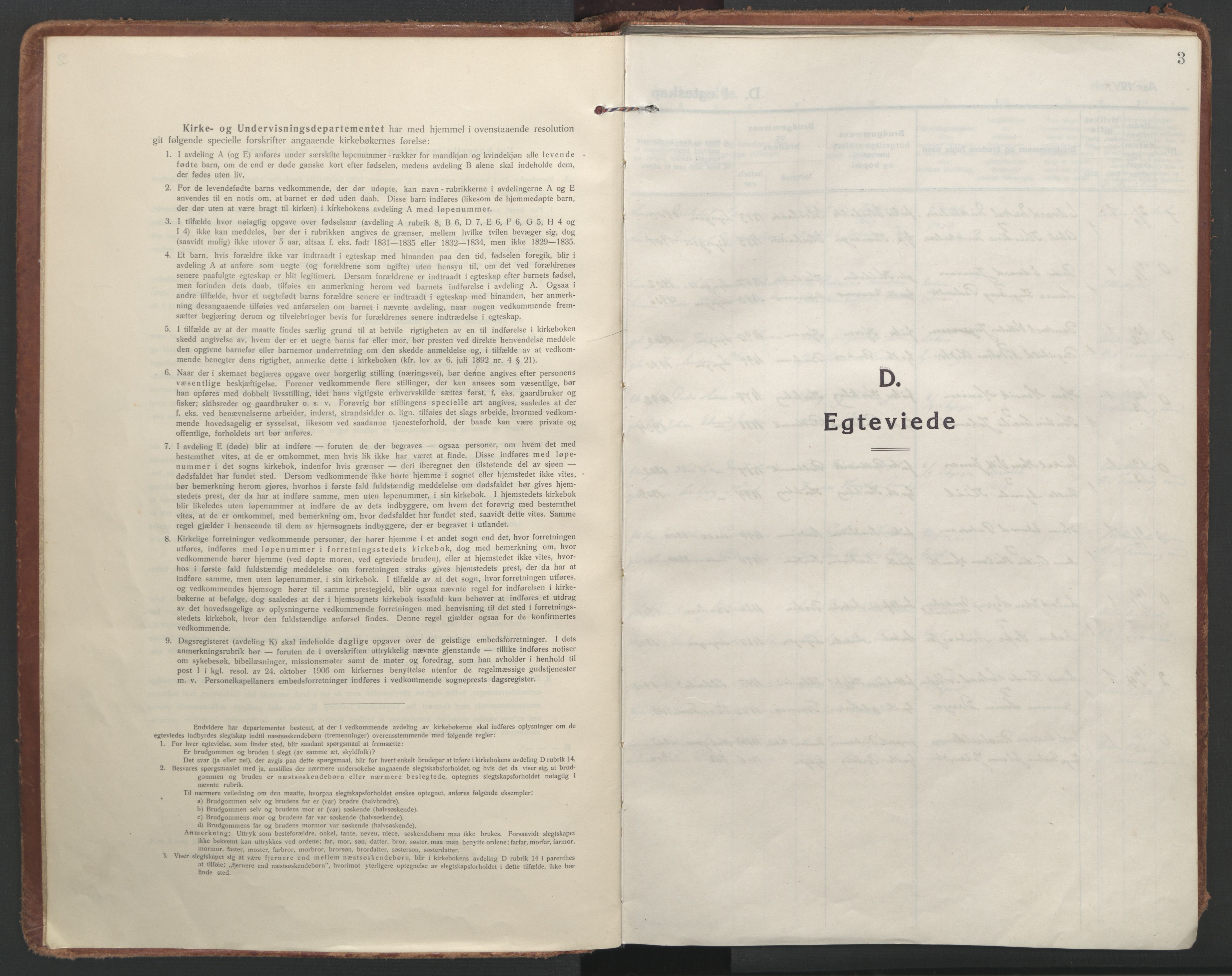 Lyngen sokneprestembete, SATØ/S-1289/H/He/Hea/L0013kirke: Parish register (official) no. 13, 1914-1923, p. 3
