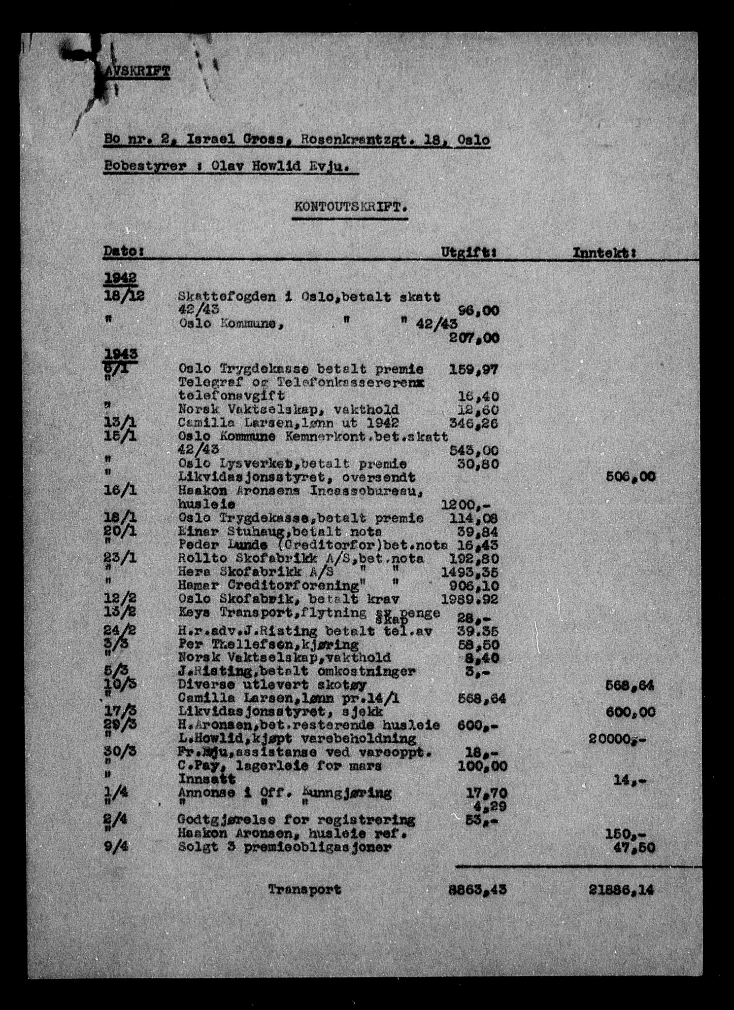 Justisdepartementet, Tilbakeføringskontoret for inndratte formuer, AV/RA-S-1564/H/Hc/Hcc/L0929: --, 1945-1947, p. 9