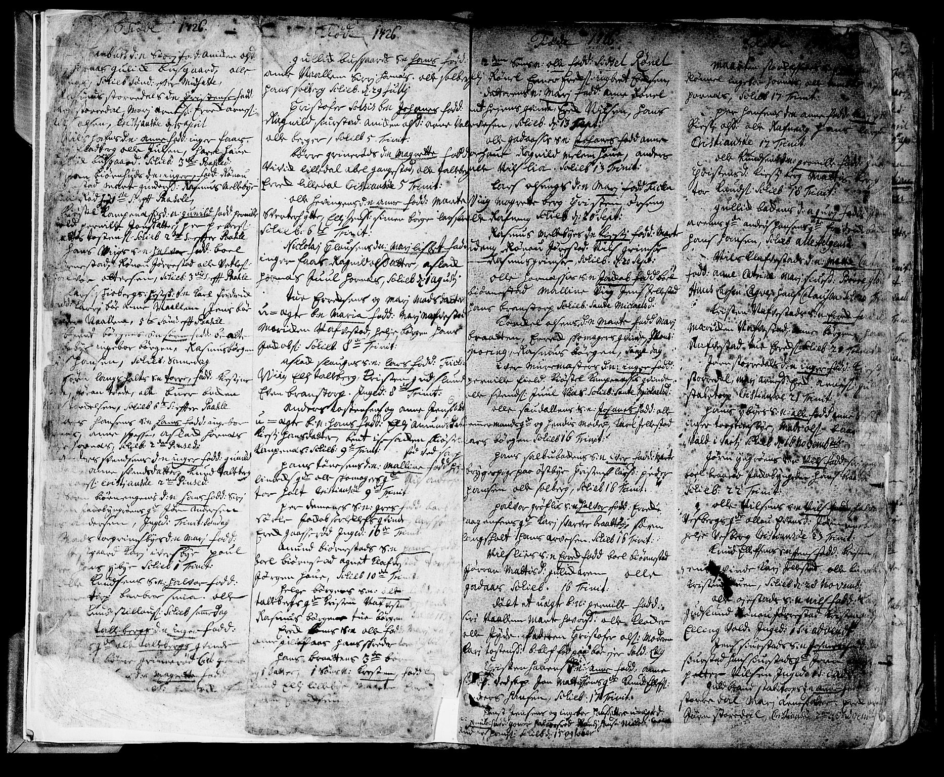 Skjeberg prestekontor Kirkebøker, SAO/A-10923/F/Fa/L0002: Parish register (official) no. I 2, 1726-1791, p. 2